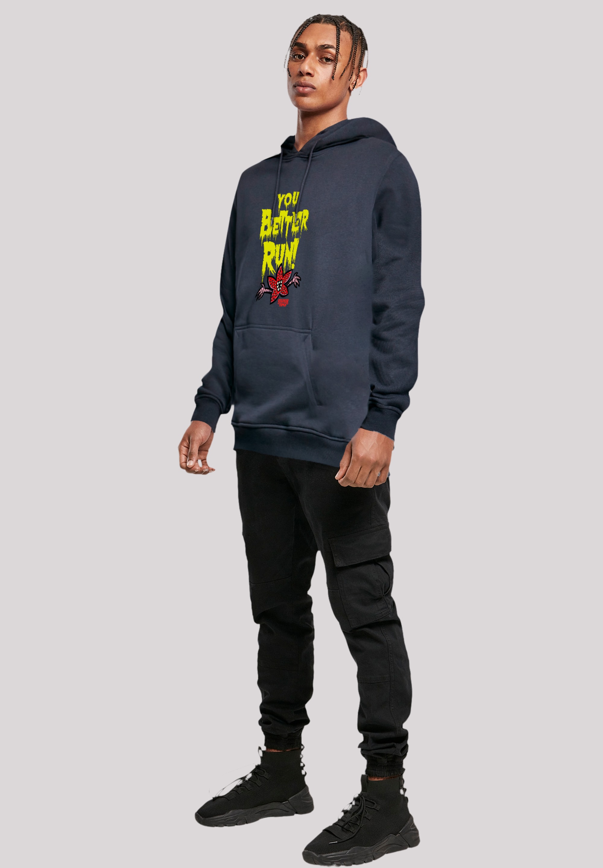 F4NT4STIC Kapuzenpullover »Stranger Things You Better Run Netflix TV Series«, Premium Qualität