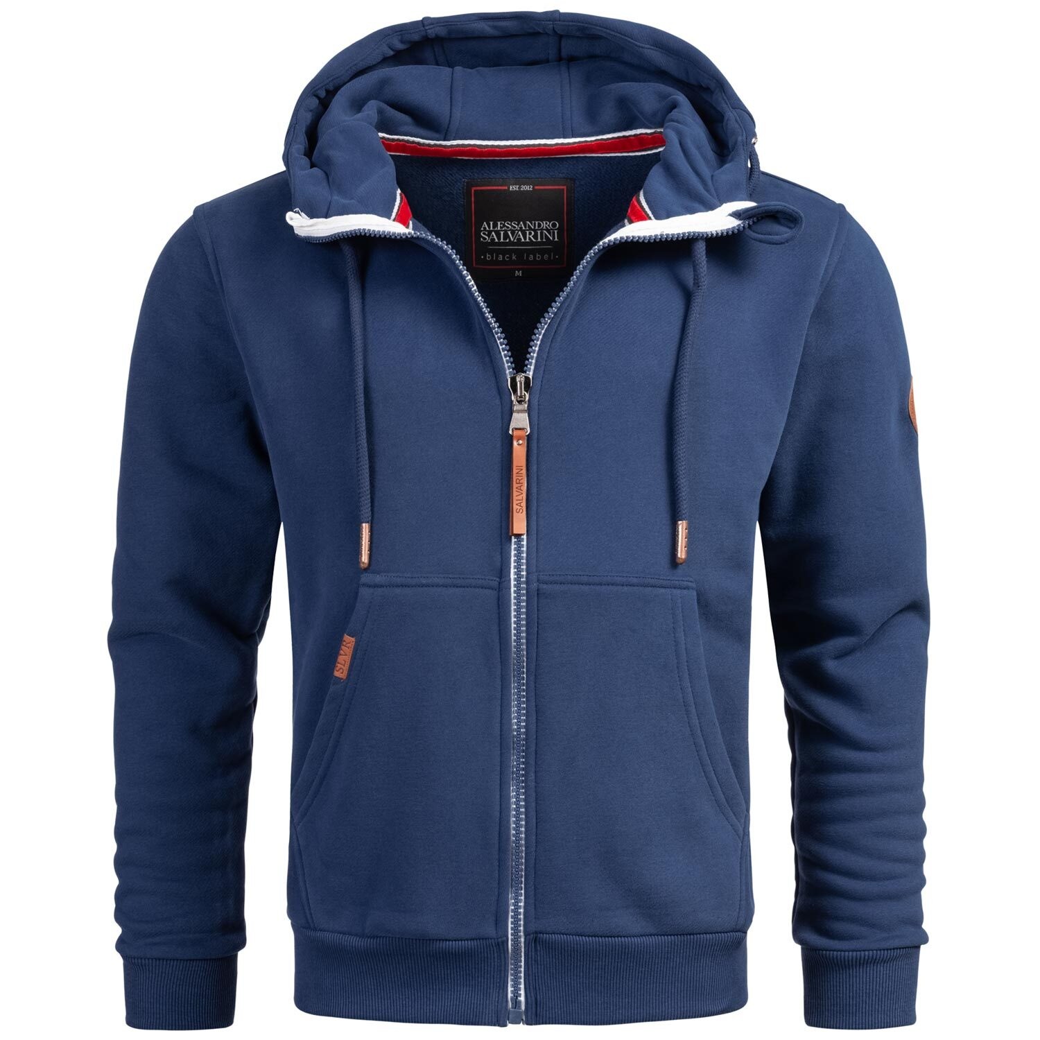 Alessandro Salvarini Sweatjacke »ASGeenio«, mit hohem Kragen
