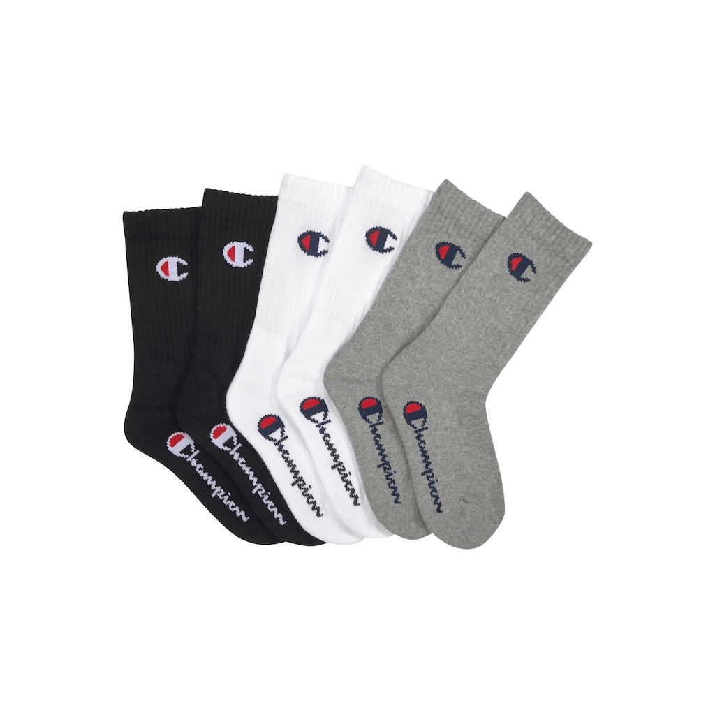 Champion Sportsocken »6pk Crew Socks«, (Set, 6 Paar)