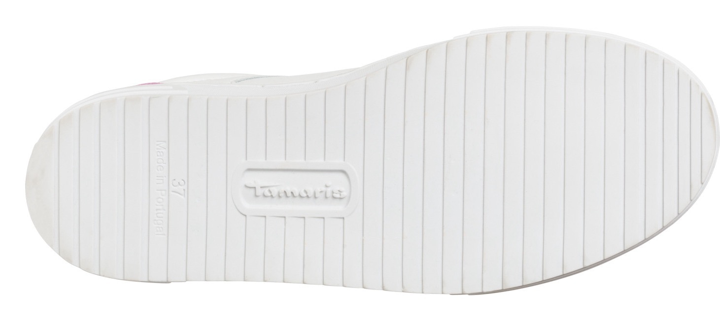 Tamaris Sneaker, mit praktischem Wechselfußbett, Freizeitschuh, Halbschuh, Schnürschuh