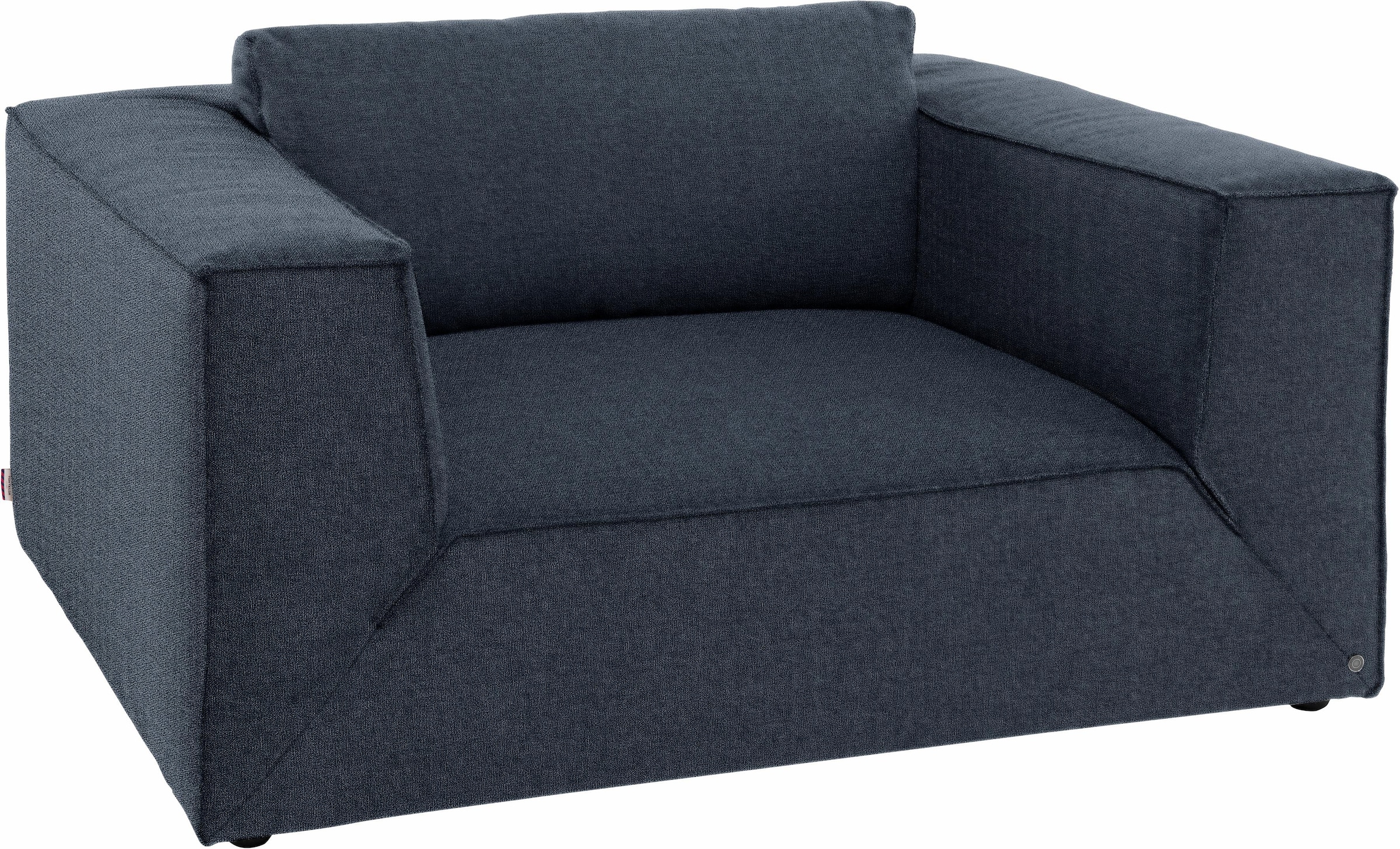 TOM TAILOR HOME Loveseat "BIG CUBE STYLE", mit bequemen Stegkissen, extra große Sitztiefe, Breite 147 cm