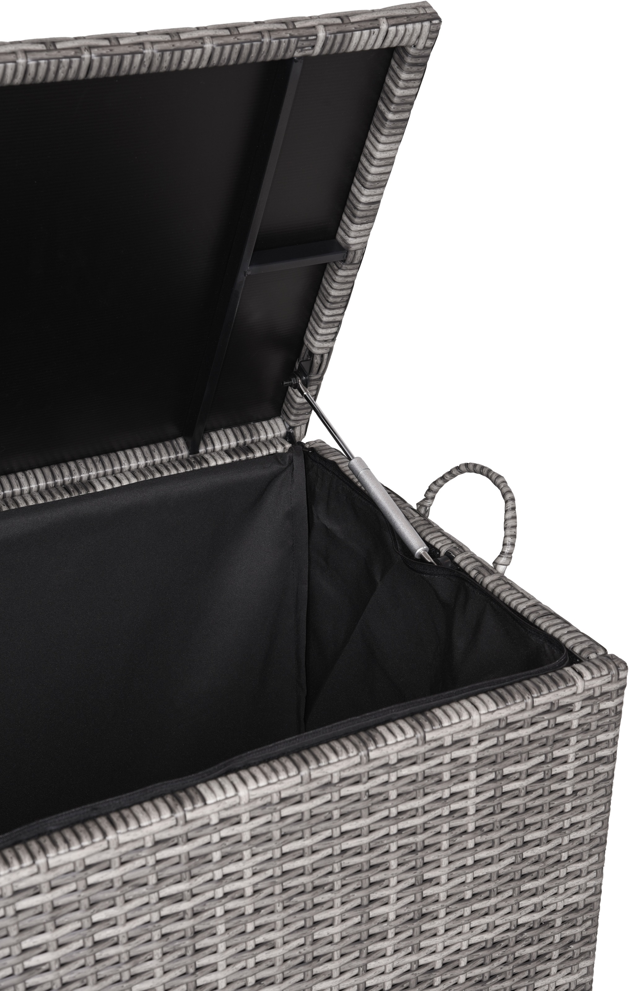 Auflagenbox GARDEN PLEASURE "PATRAS", grau, B:120cm H:60cm T:50cm, Kunststoff, Stahl, Aufbewahrungsboxen, BxTxH: 120x50x60 cm 3