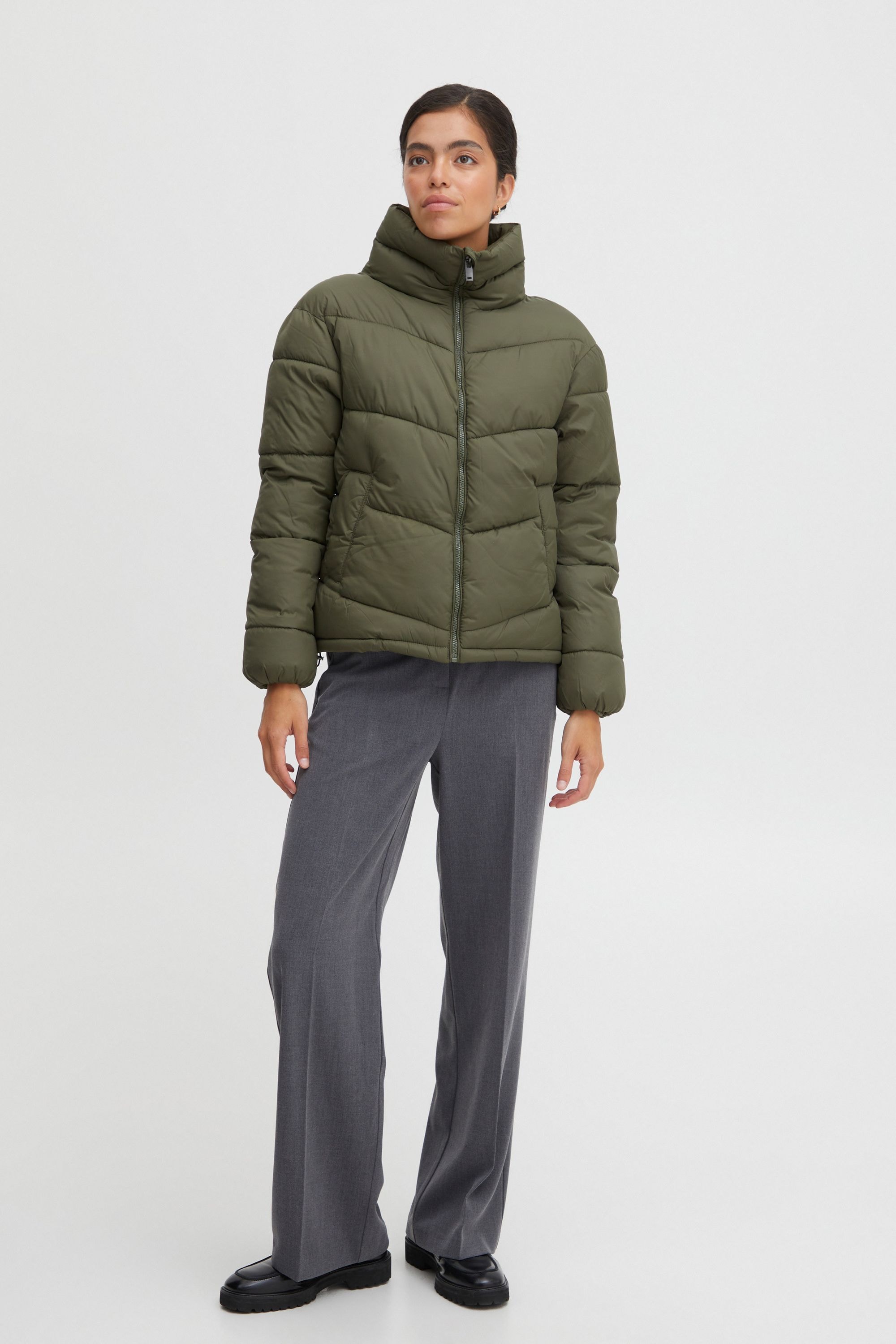 b.young Steppjacke »Steppjacke BYBomina«, ohne Kapuze
