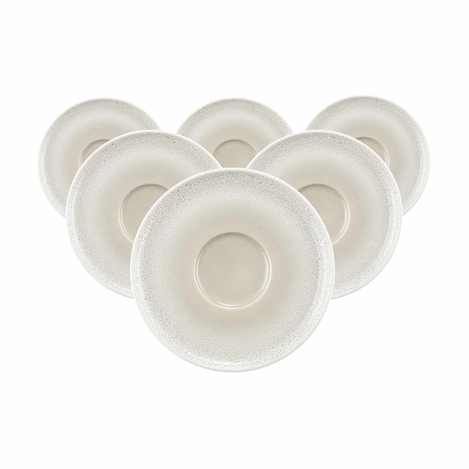 SELTMANN WEIDEN Untertasse "Kombi-Untertassen Sento Home ø 16,2 cm 6er Set", 16,2cm, beige, Speiseteller, Spülmaschinengeeignet, Mikrowellengeeignet,