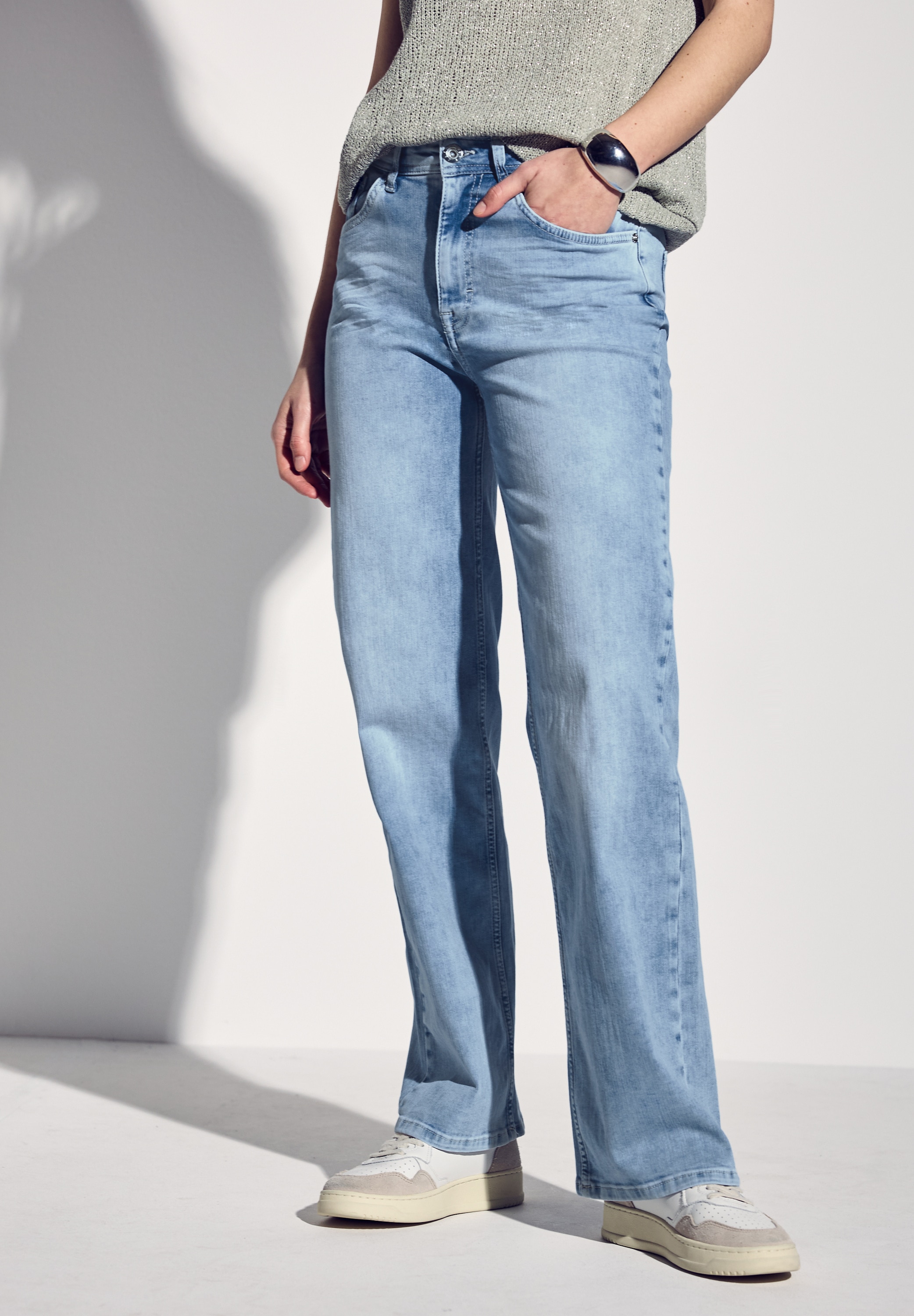 STREET ONE Comfort-fit-Jeans, High Waist