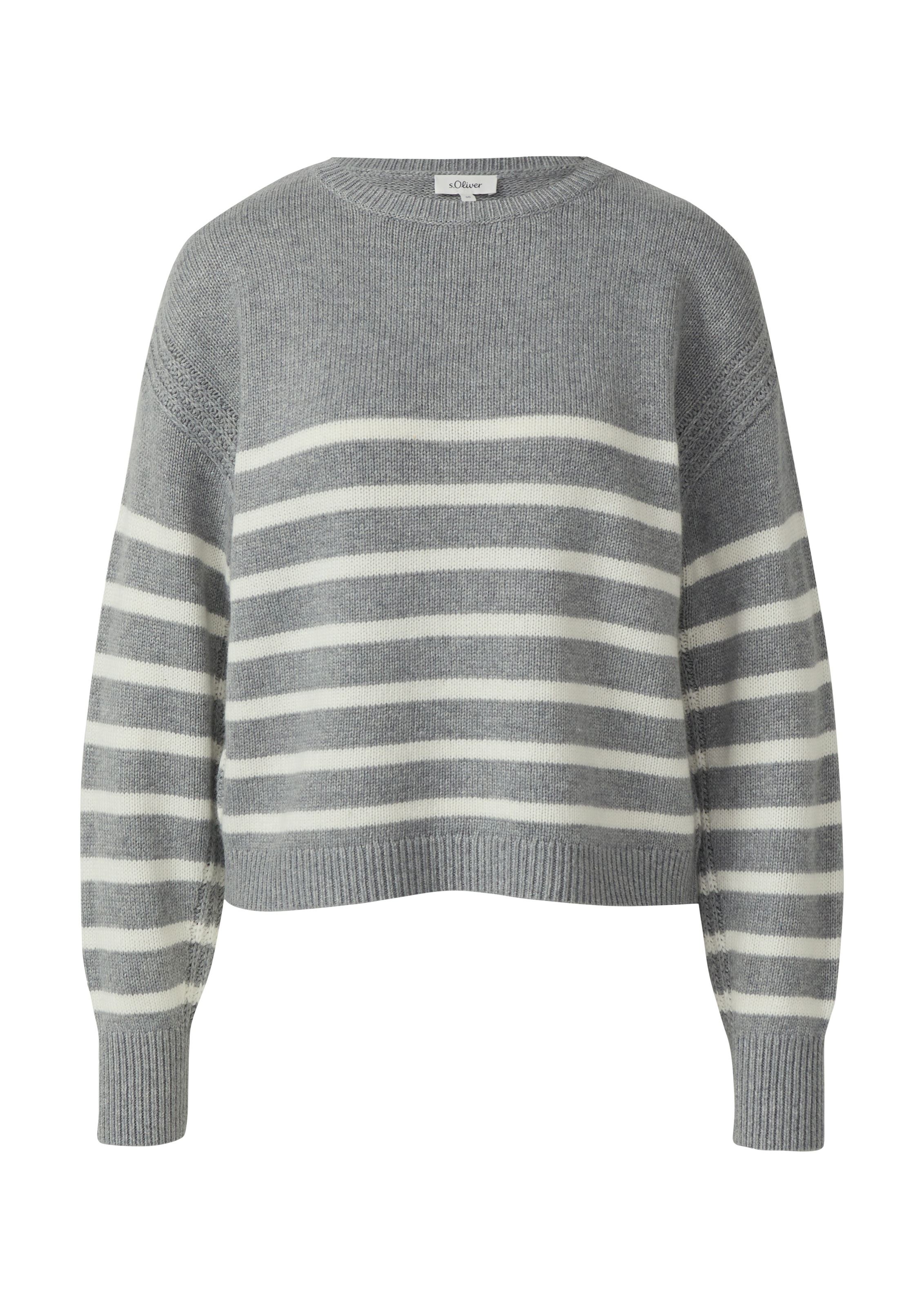 Thumbnail - s.Oliver Strickpullover Relaxed Fit, mit Raglanärmeln