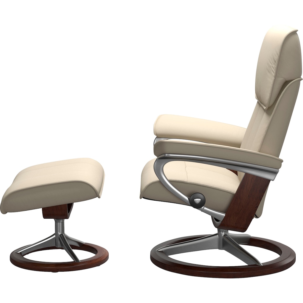 Stressless® Relaxsessel »Admiral«, (Set, Relaxsessel inkl. Hocker)