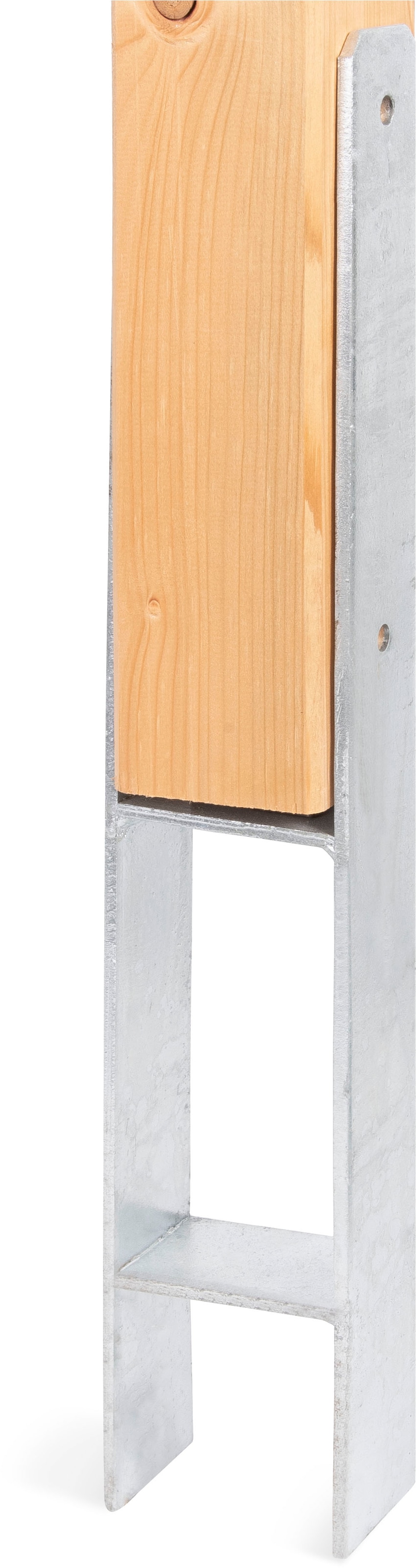Alberts H-Pfostenanker, Materialstärke 6 mm, lichte Breite 91 mm, Höhe 600 mm