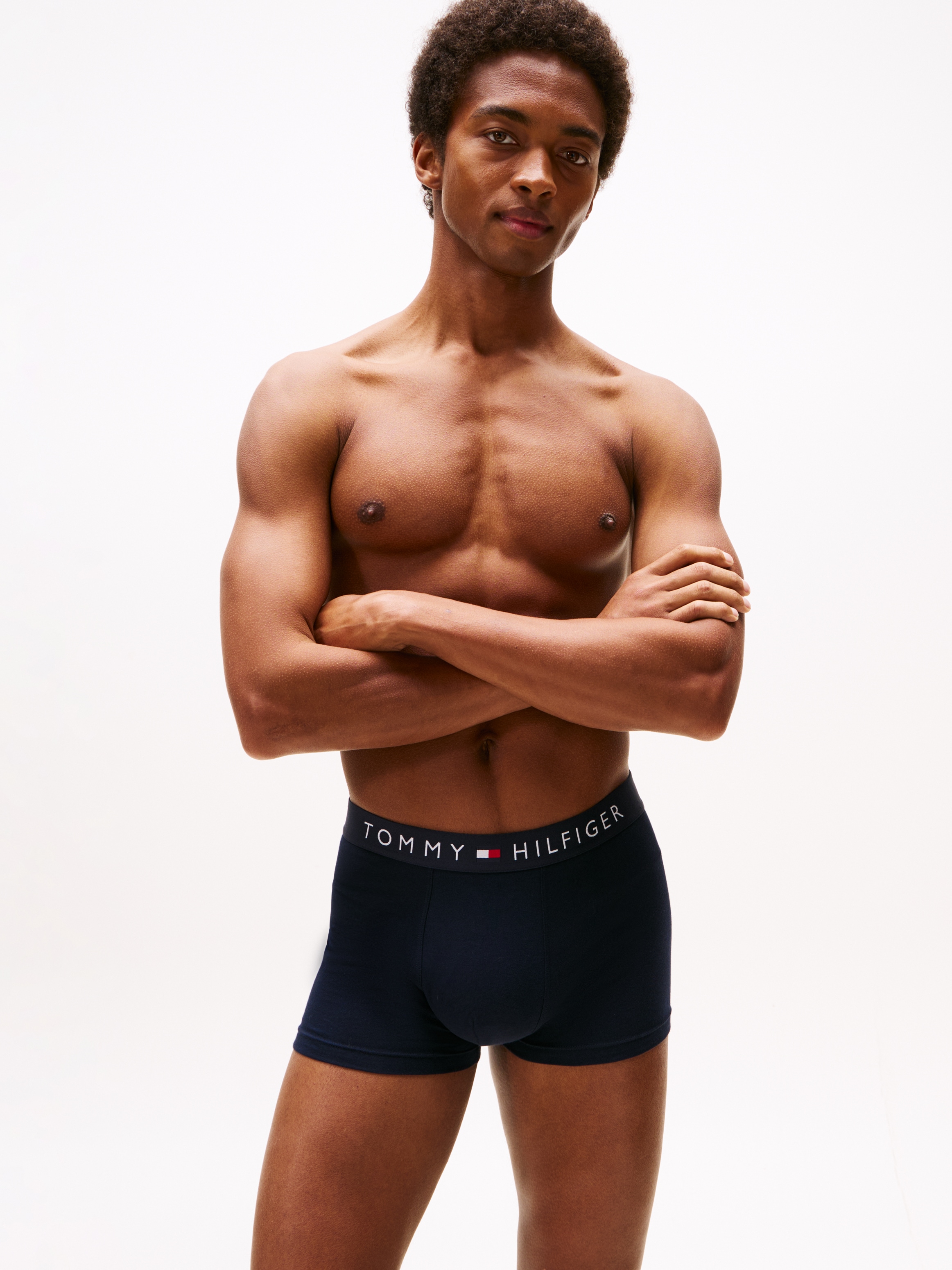 Tommy Hilfiger Underwear Trunk »3P TRUNK WB«, (Packung, 3 St., 3er), mit Logobund