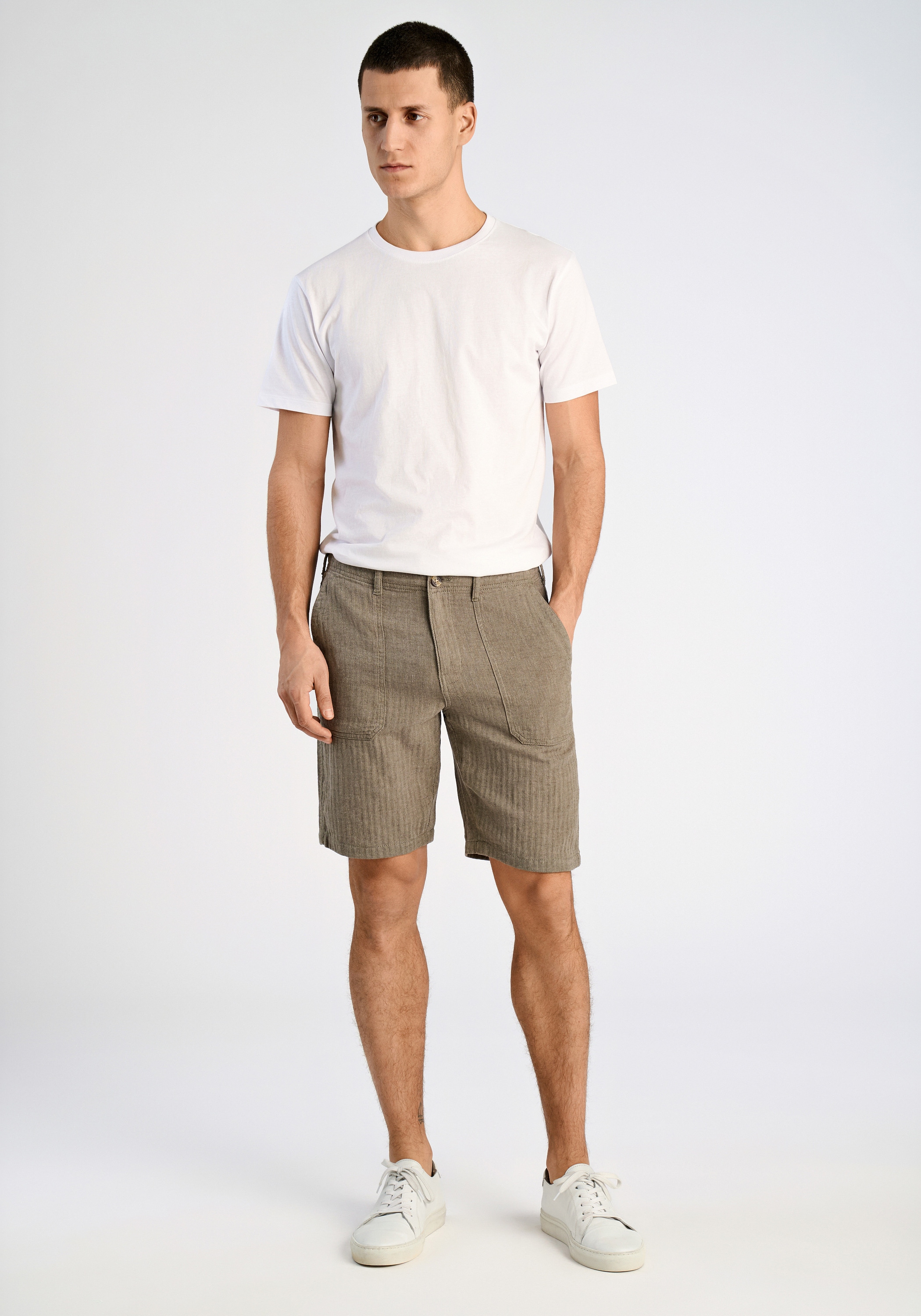LINDBERGH Shorts »Lindbergh Leinenshorts«