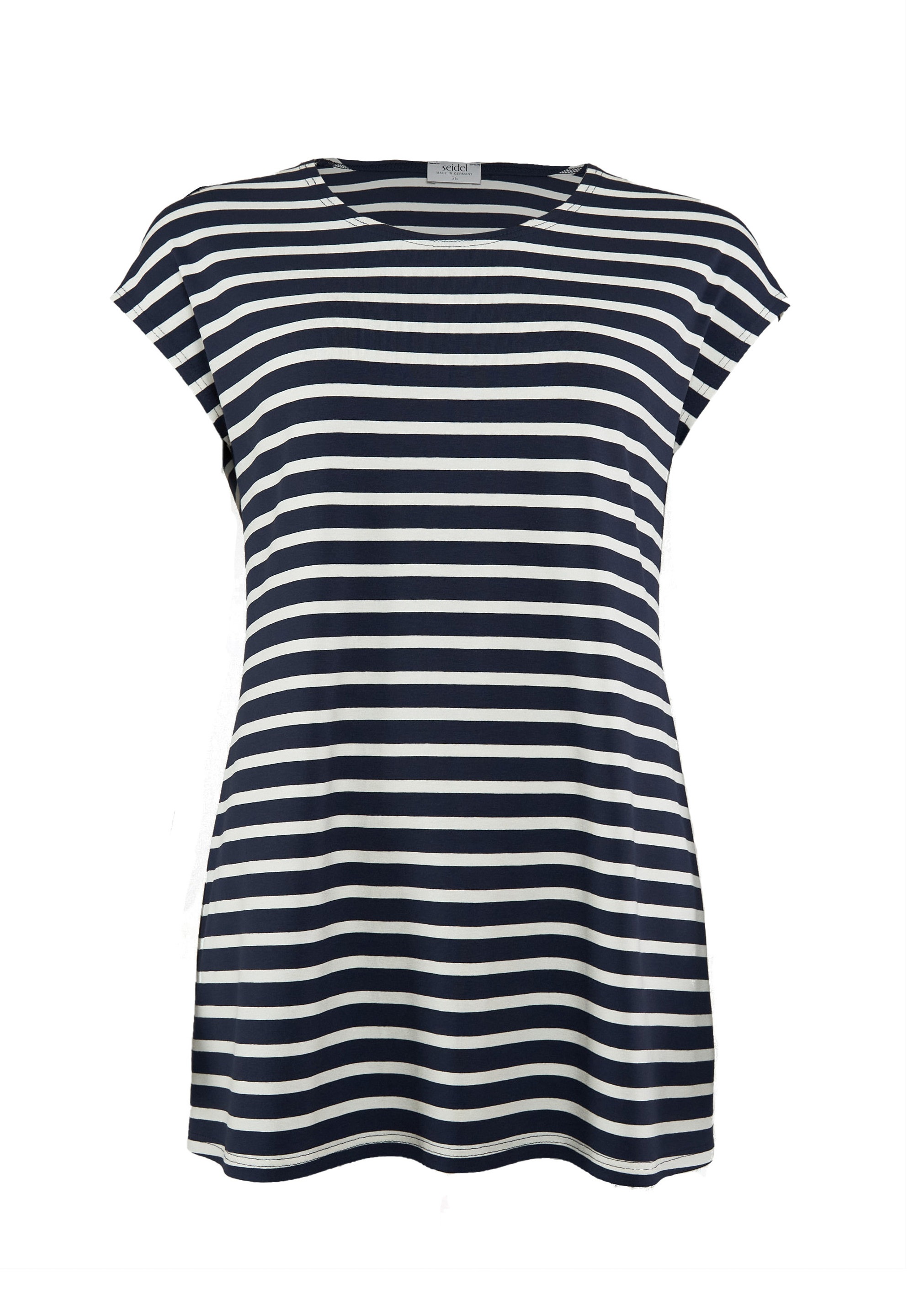 Seidel Moden T-Shirt, mit Streifen Muster