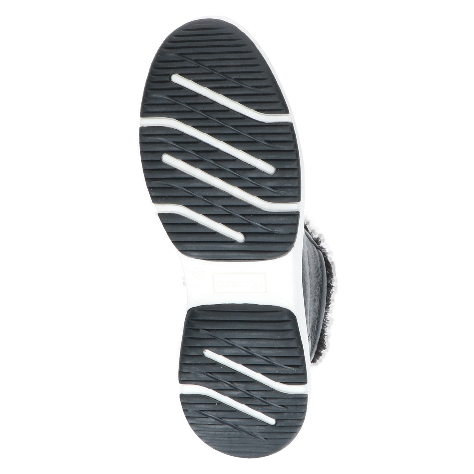 Caprice Winterboots  , Keilabsatz, Schnürboots, Outdoorschuh mit Fellimitat am Kragen