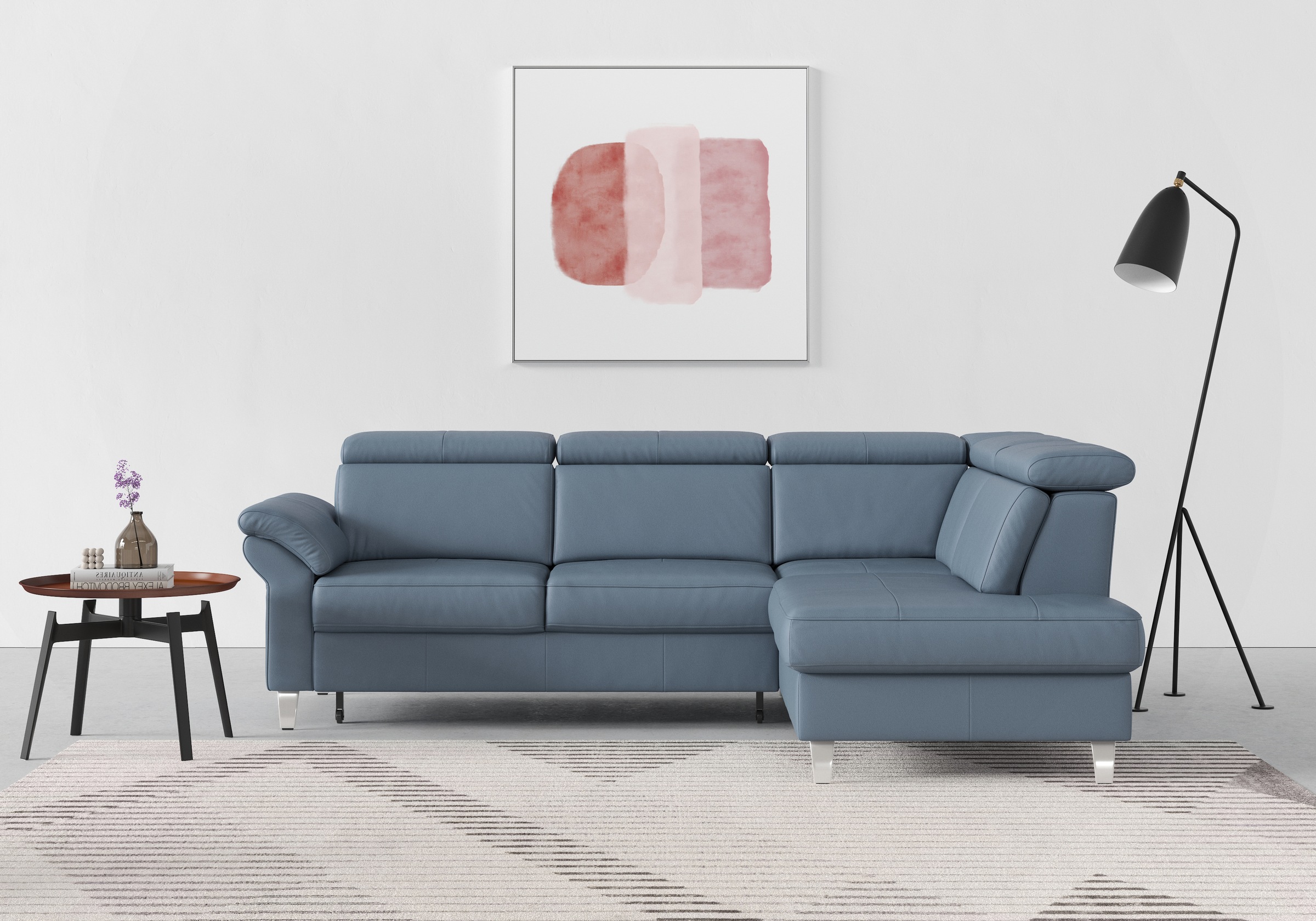 sit&more Ecksofa, inklusive Kopfteilverstellung, wahlweise mit Bettfunktion günstig online kaufen