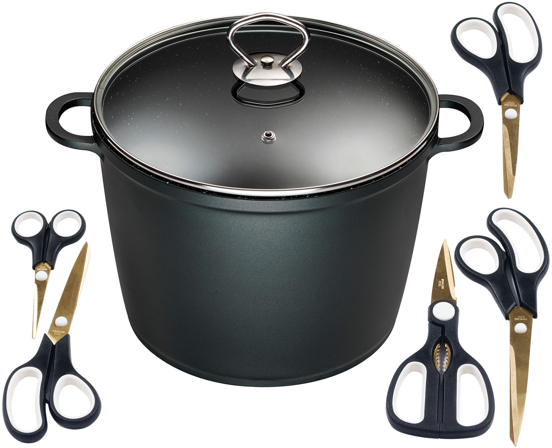 KING Suppentopf Set, 7 Stk. tlg. Aluminiumguss günstig online kaufen