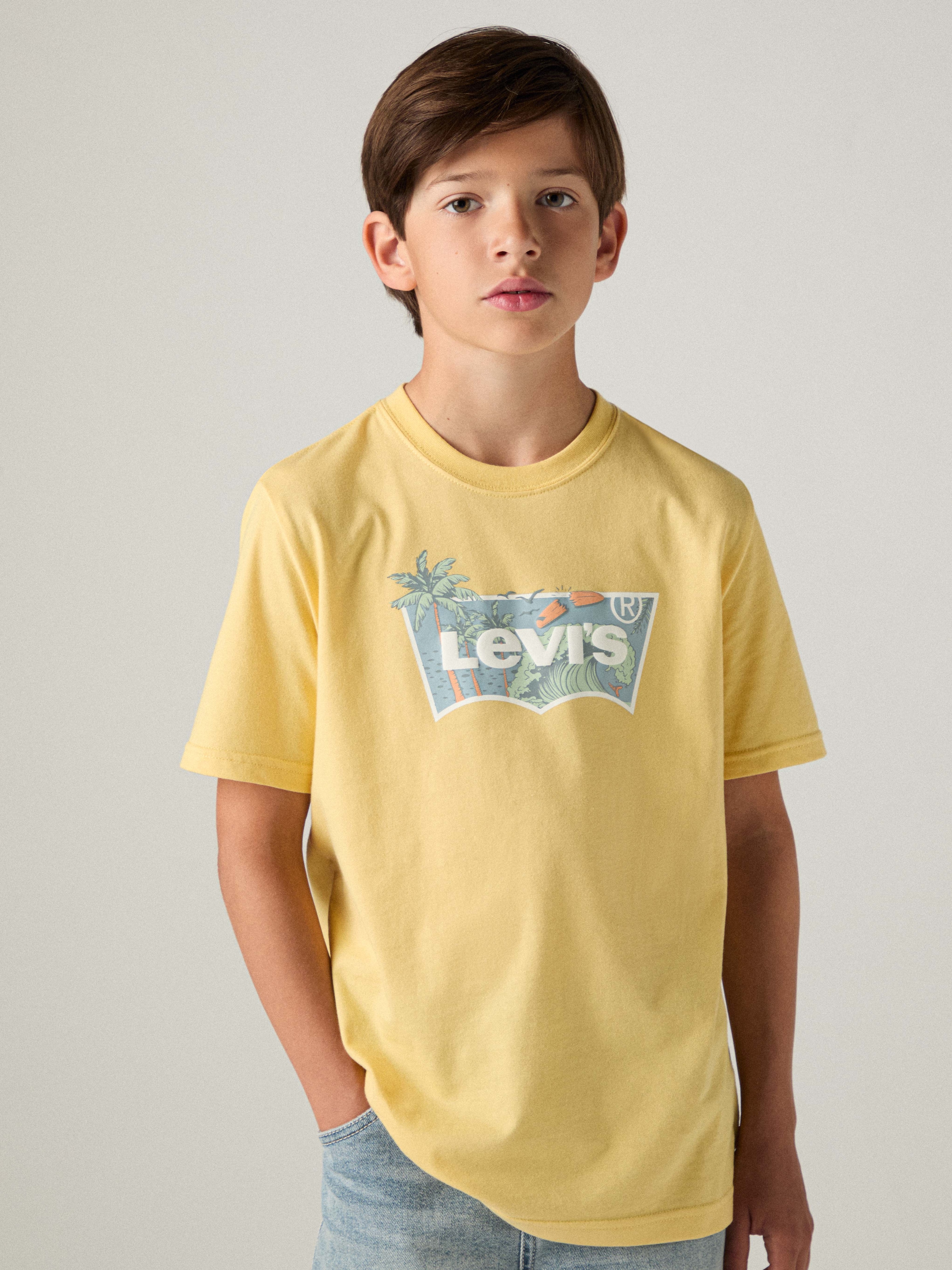 Levi´s ® Kids T-shirt à Manches Courtes 9ep611 Raffia 12 Années Filles