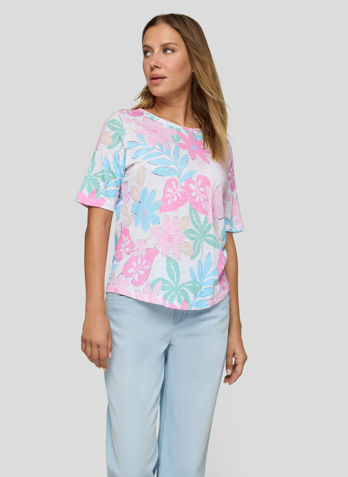 Rabe T-Shirt mit All-Over Print