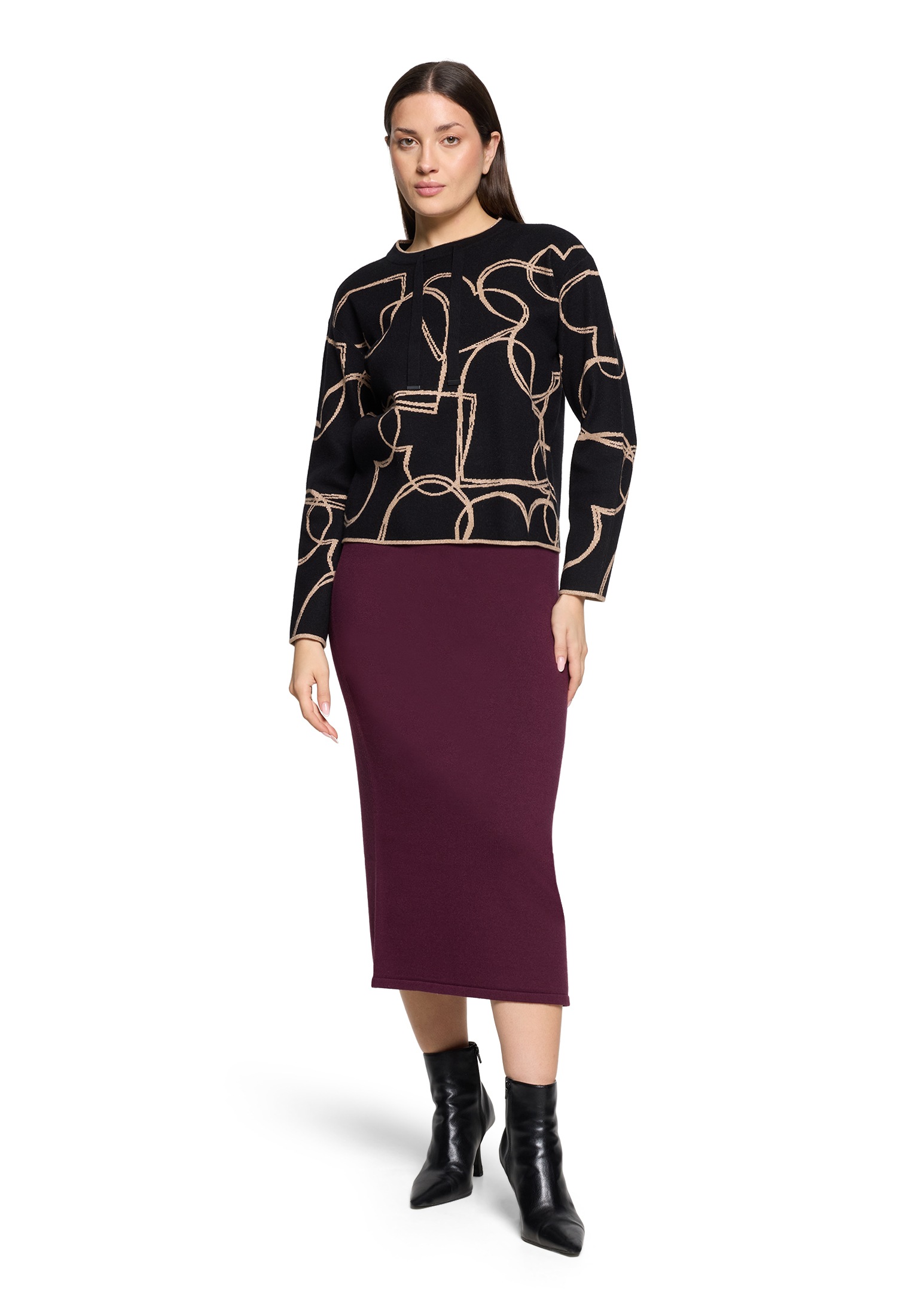 Betty Barclay Maxirock »Damen mit Seitenschlitzen«