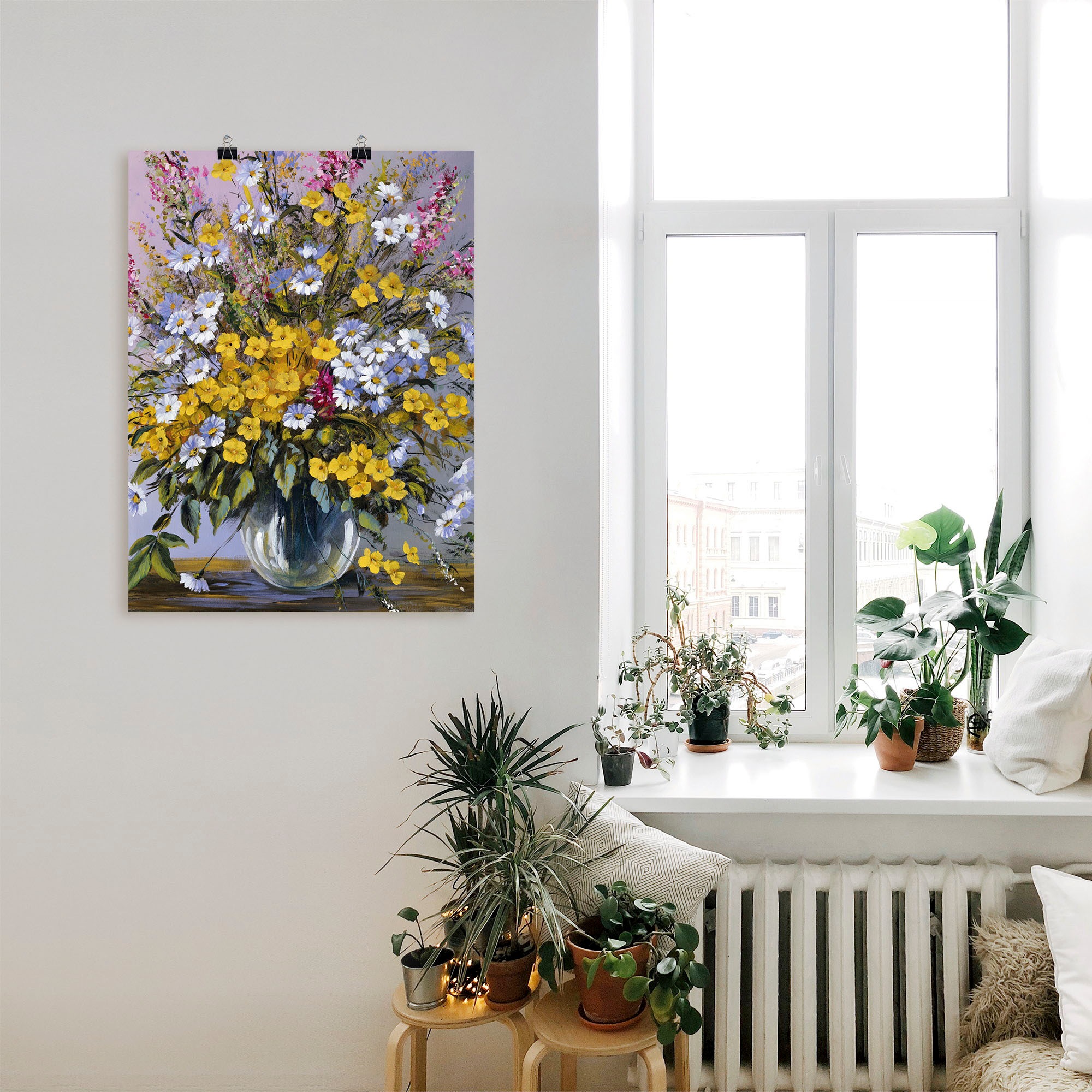Artland Wandbild »Gemischter Strauß«, Blumen, (1 St.), als Leinwandbild, Poster in verschied. Größen