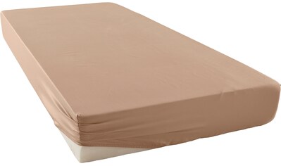 Spannbettlaken »Mila 2 Satin Qualität, für Matratzenhöhe bis zu 20 cm, mit Gummizug,...