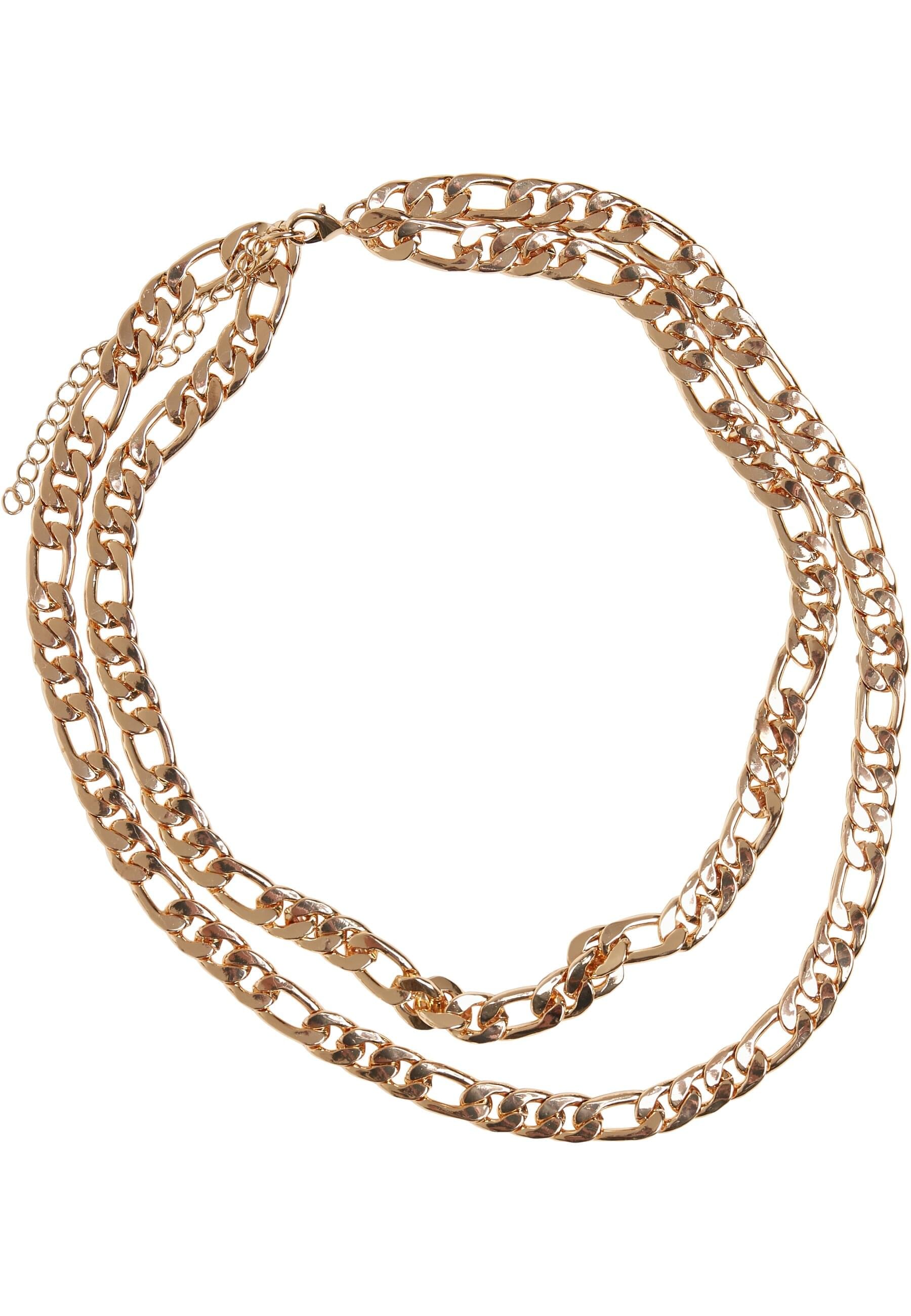 Edelstahlkette »Urban Classics Unisex Figaro Layering Necklace«