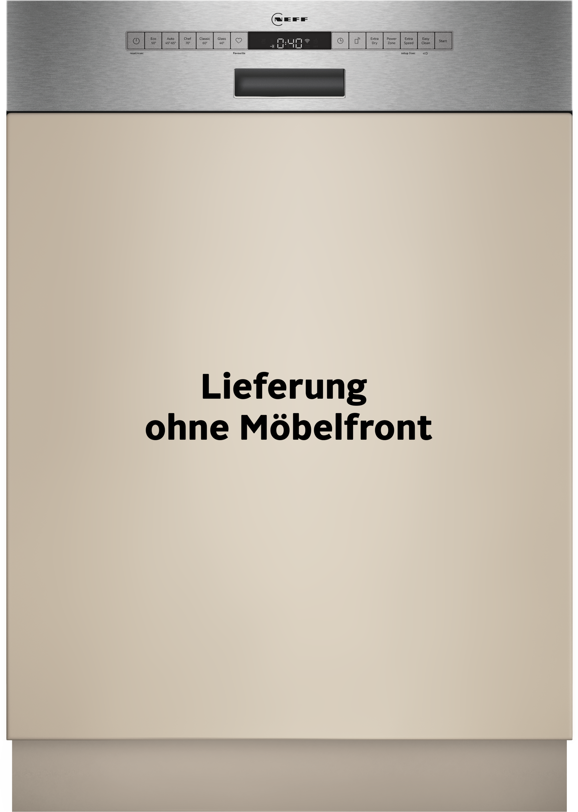 NEFF teilintegrierbarer Geschirrspüler "S145EVS04E" 14 Maßgedecke Automatis günstig online kaufen
