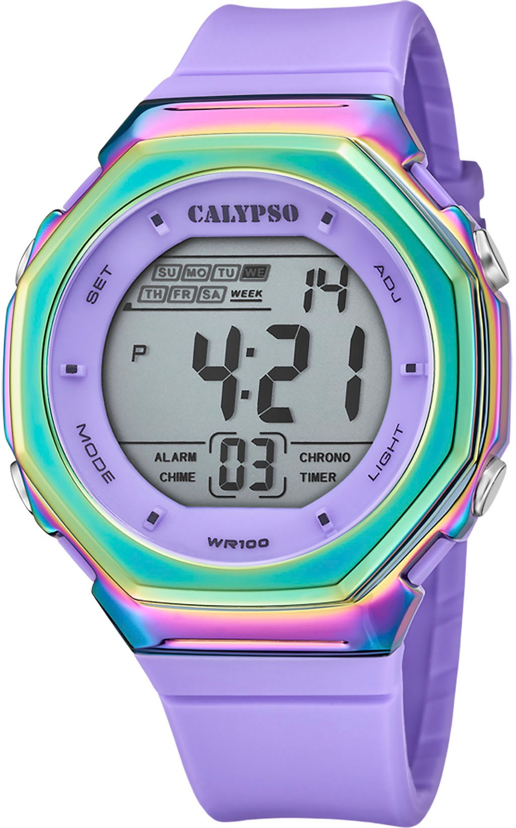 CALYPSO WATCHES Chronograph »Color Splash, Anzeige digitaler K5842/2«, | für mit kaufen BAUR