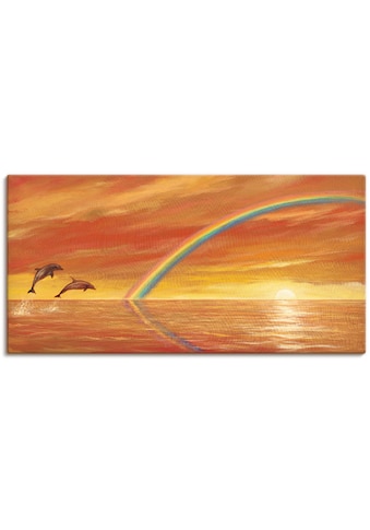 Artland Paveikslas »Regenbogen über dem Meer« ...