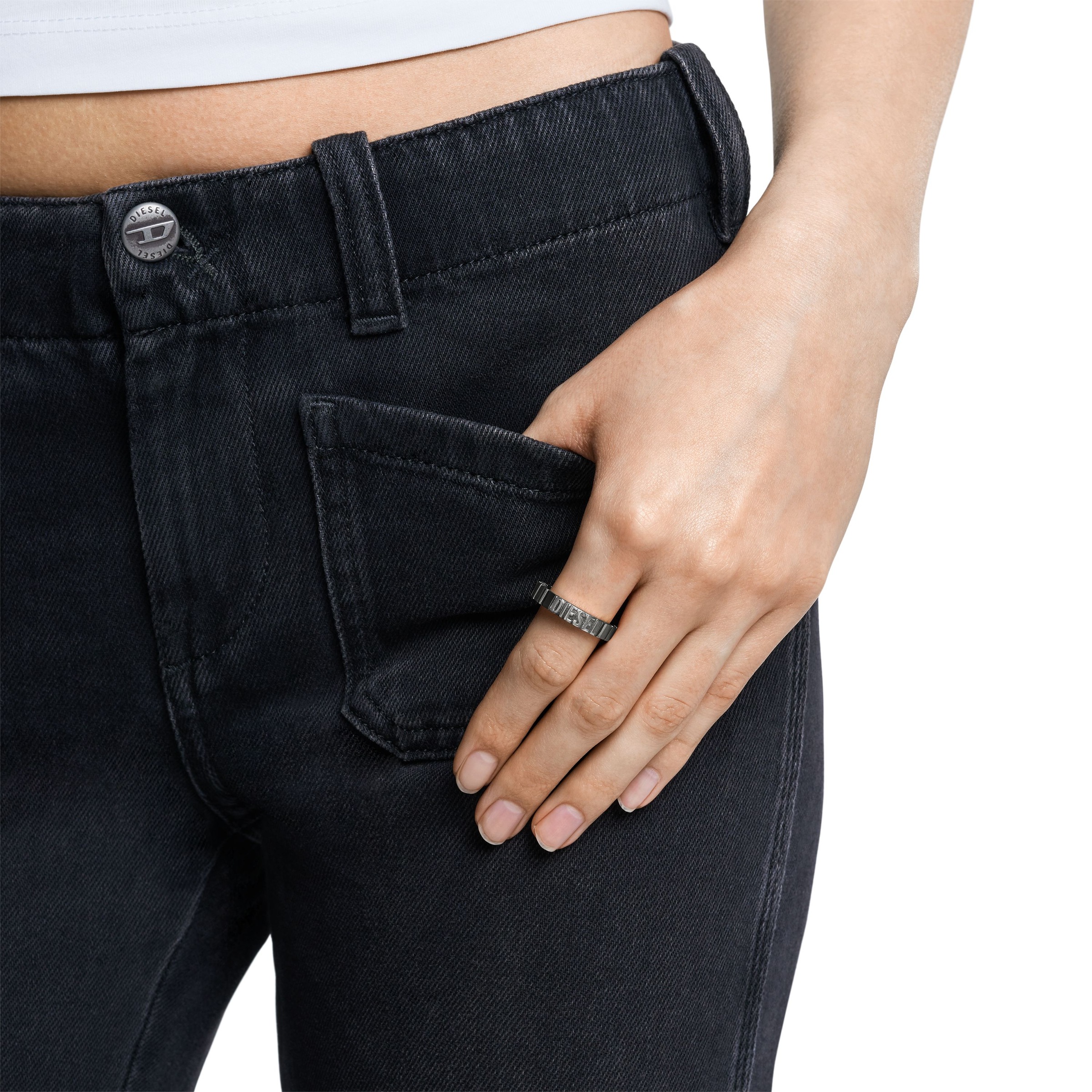 Diesel Fingerring »Schmuck Geschenk Edelstahl DIESEL FONT, DX1591040 DX1612060 DX1613710«