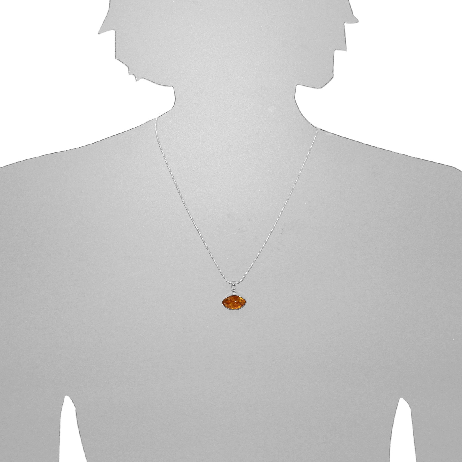 OSTSEE-SCHMUCK Kette mit Anhänger »Ostsee-Schmuck Kette mit Anhänger Macy Q«, (2 tlg.)