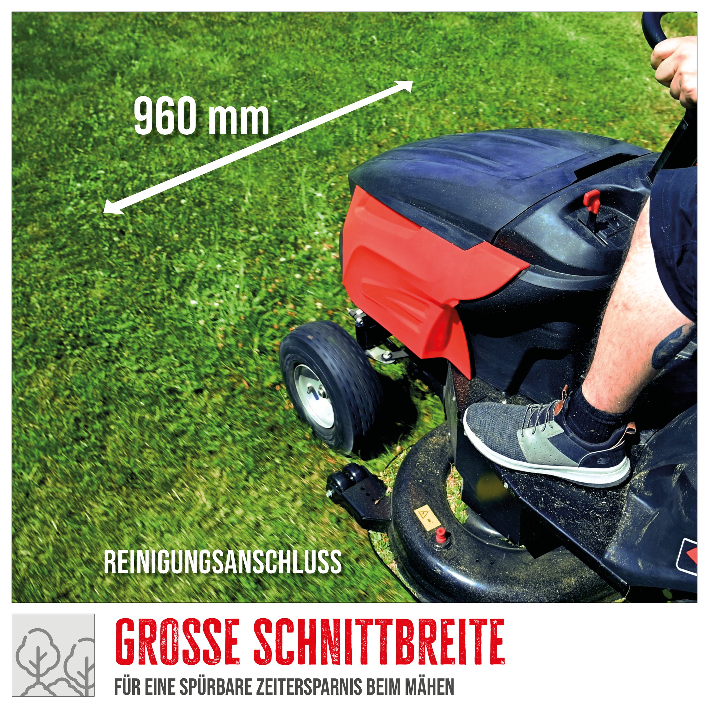 Güde Rasentraktor »»GAR 960 T««, für große Rasenflächen bis 5000m²