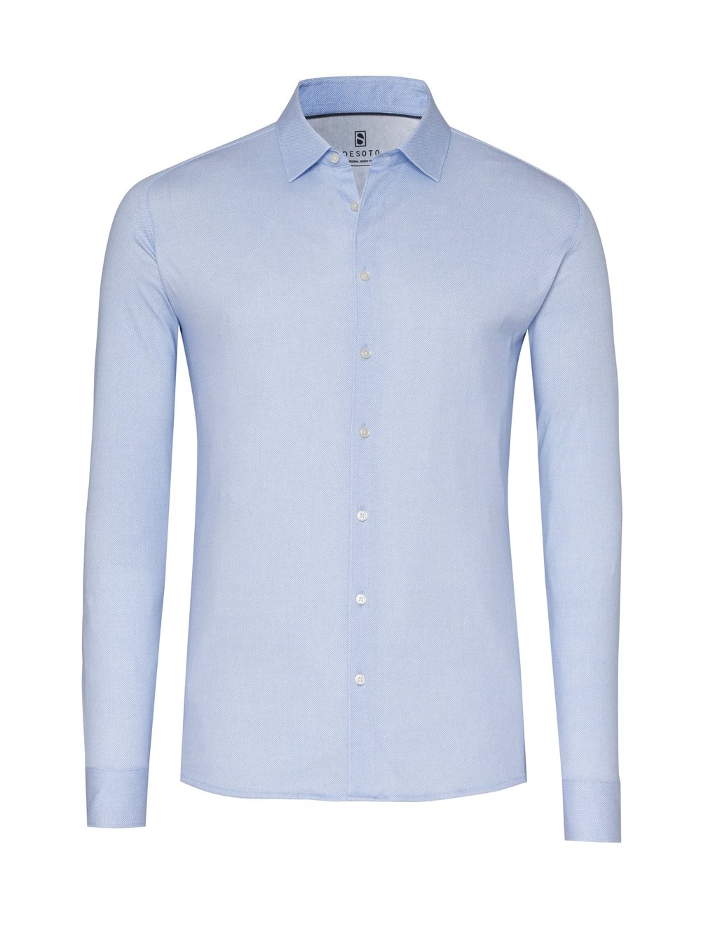 DESOTO Langarmhemd "Jerseyhemd Casual Kent" günstig online kaufen