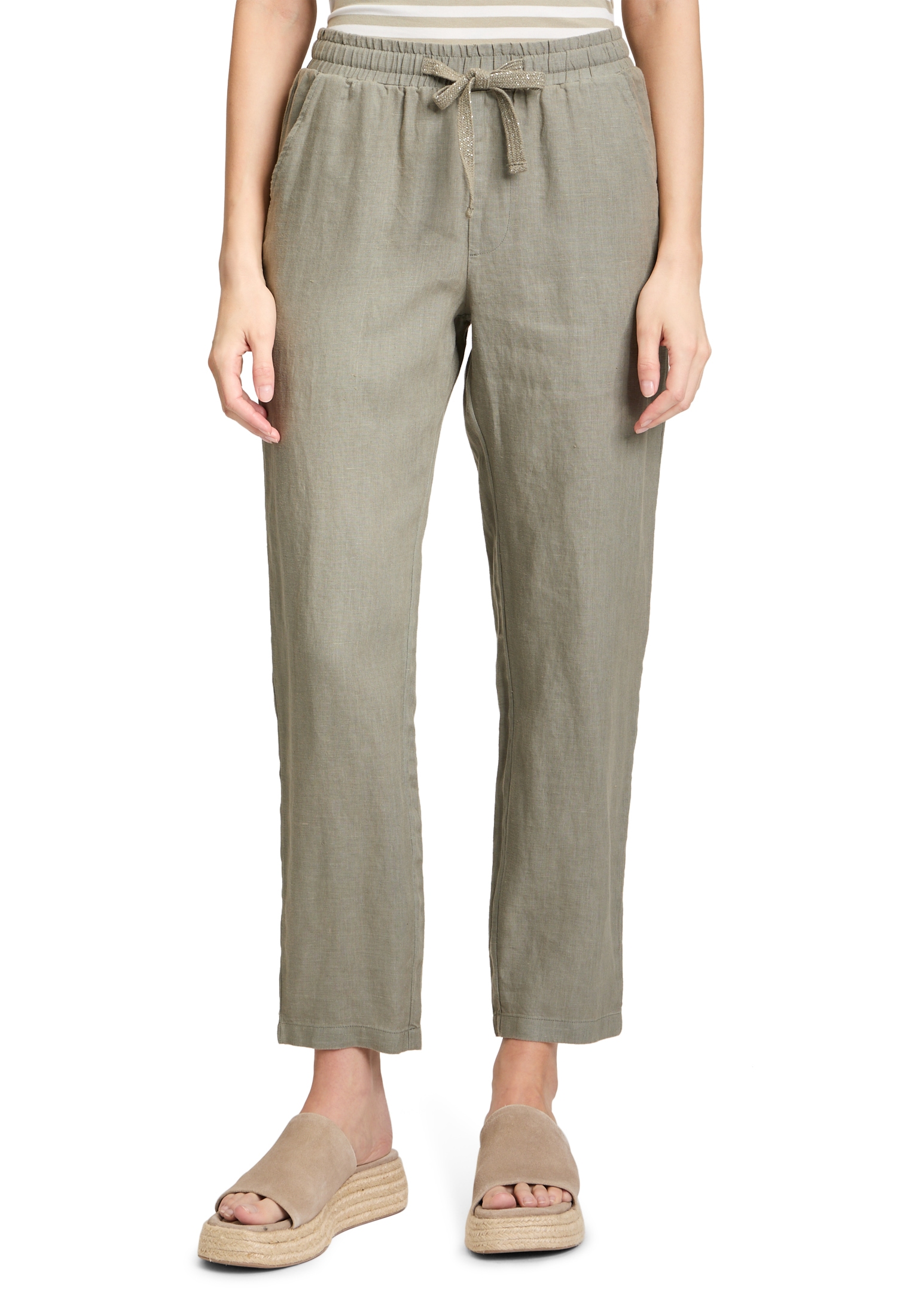 Cartoon Leinenhose "Cartoon Leinenhose unifarben", Material günstig online kaufen
