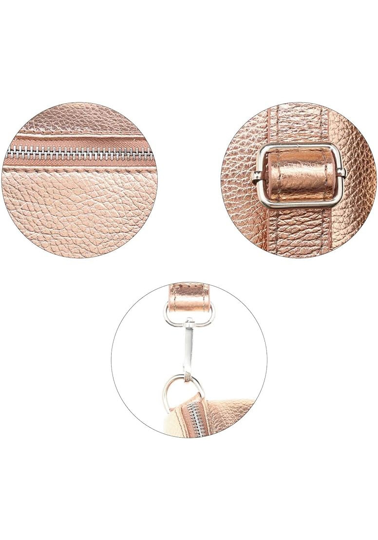 Zwillingsherz Umhängetasche »Crossbody Bag Leder«, Umhängetasche mit Reißverschluss