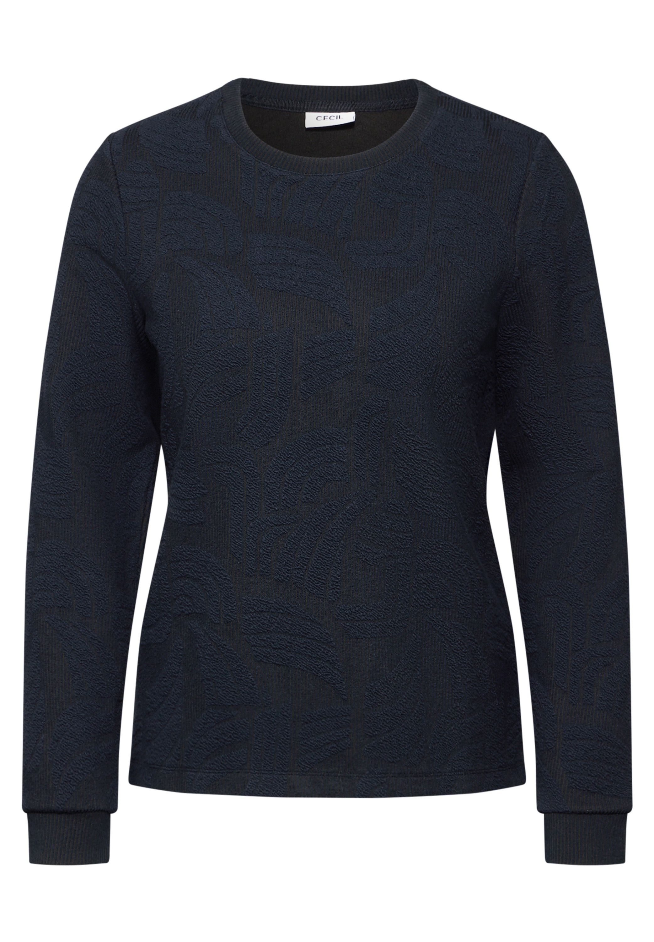Cecil Langarmshirt, mit grafischem Muster