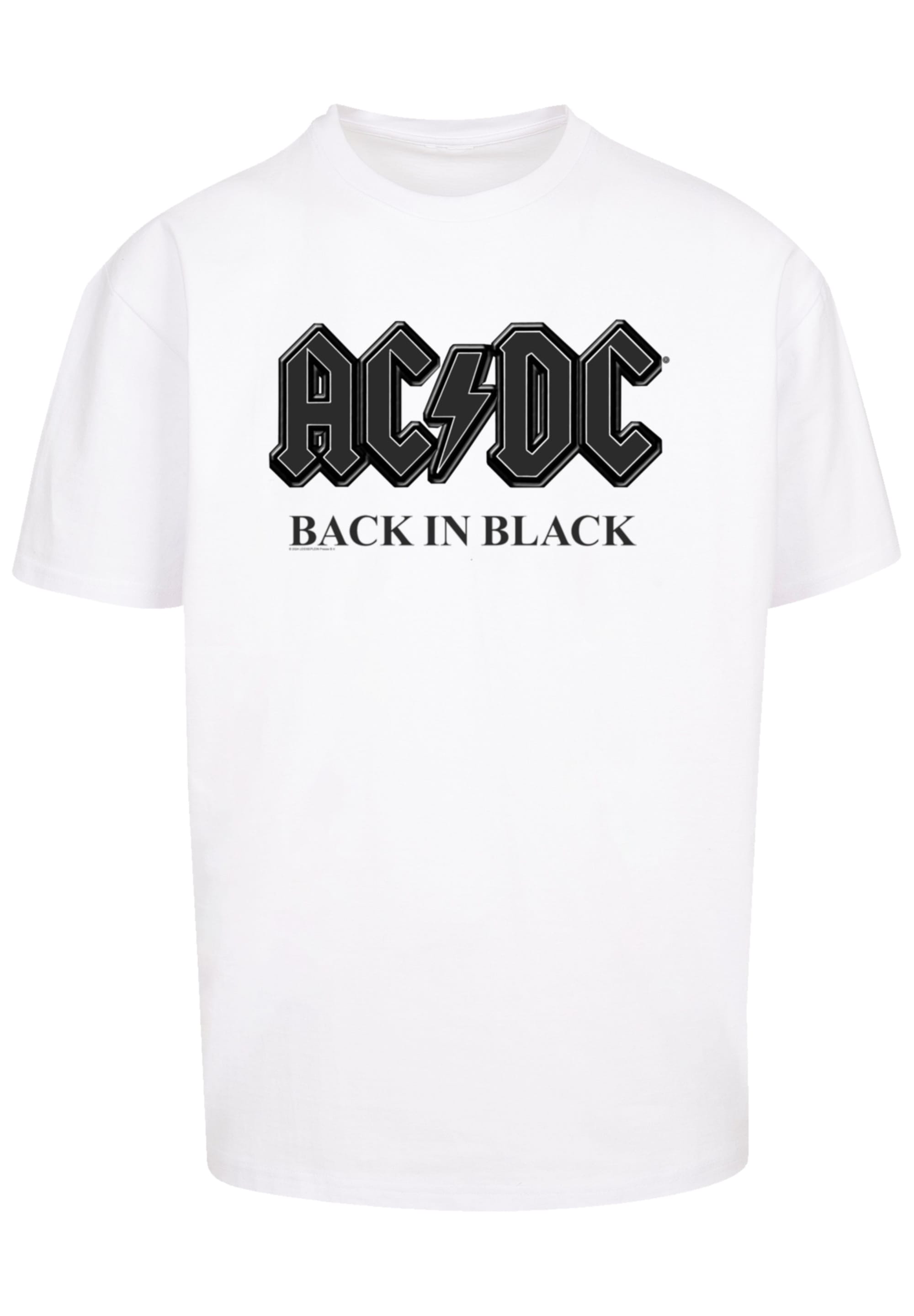 F4NT4STIC T-Shirt »ACDC Back in Black«, Premium Qualität