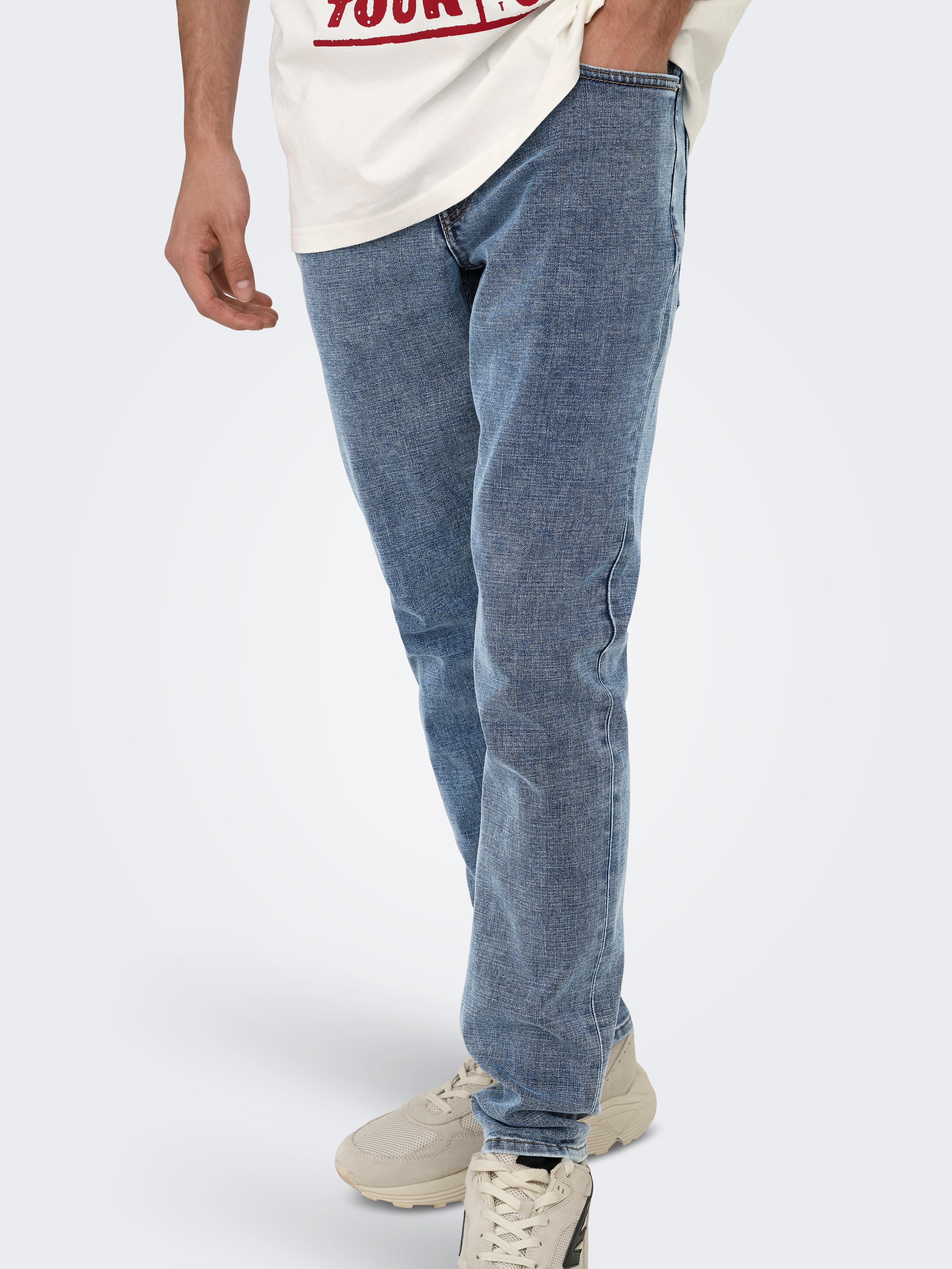ONLY & SONS Slim-fit-Jeans "ONSLOOM SLIM PIM DNM CIFF" Baumwollmischung, slim fit