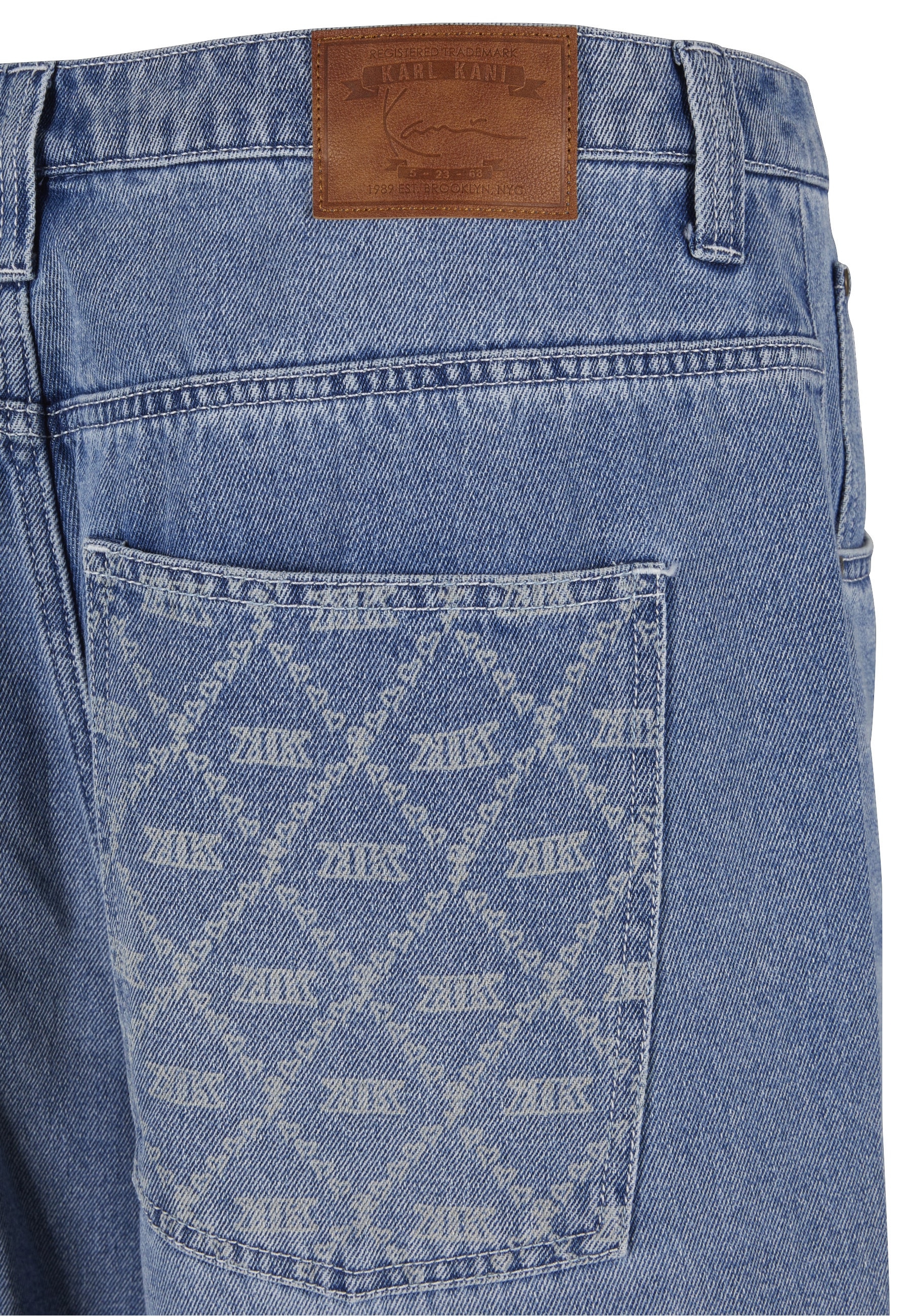 Karl Kani Bequeme Jeans »Karl Kani OG Aop Back Pocket Relaxed Baggy«