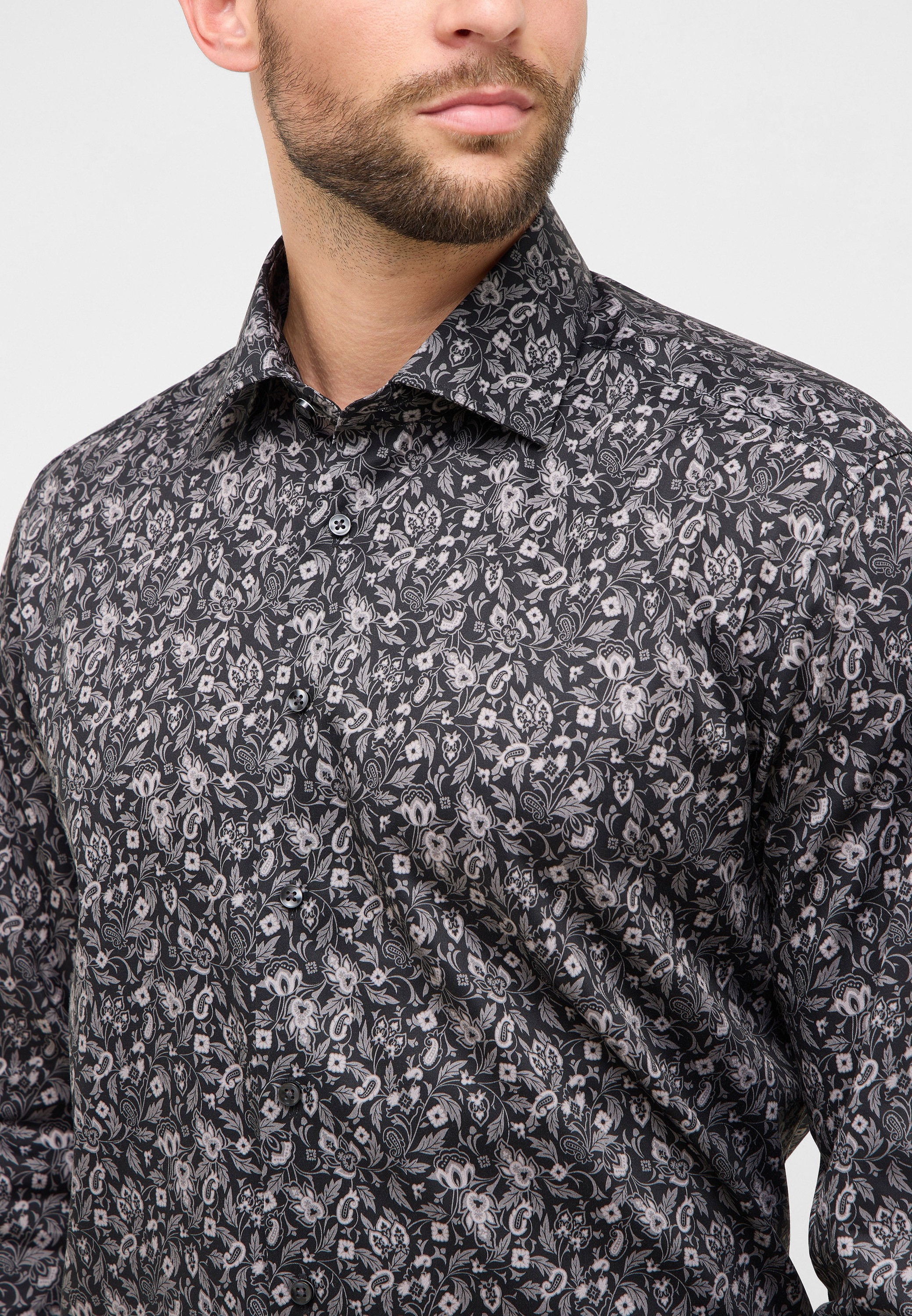 Thumbnail - Eterna Langarmhemd "COMFORT FIT" NON IRON (bügelfrei)