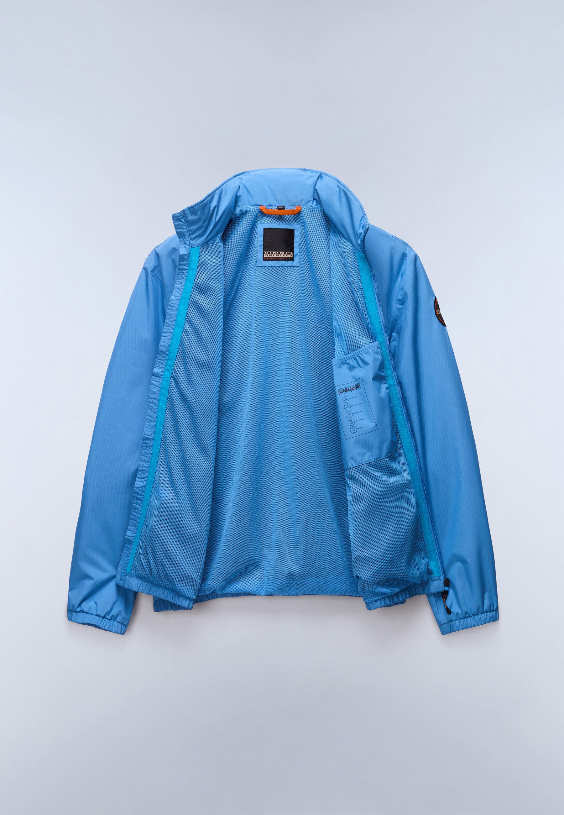Napapijri Windbreaker sportlicher Stil, mit Reißverschluss, für Sport und Freizeit