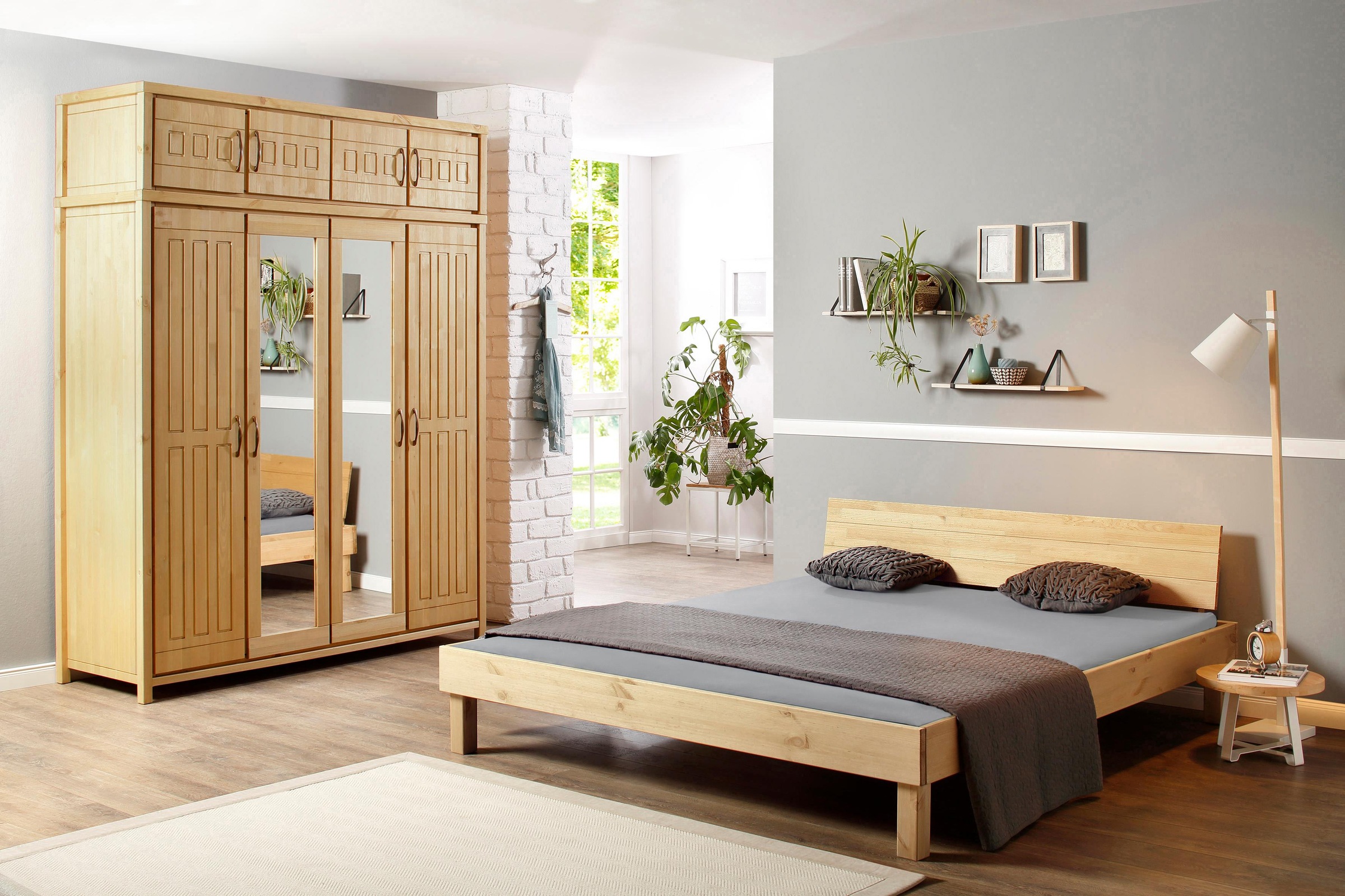 Home affaire Massivholzbett »Modia« | BAUR
