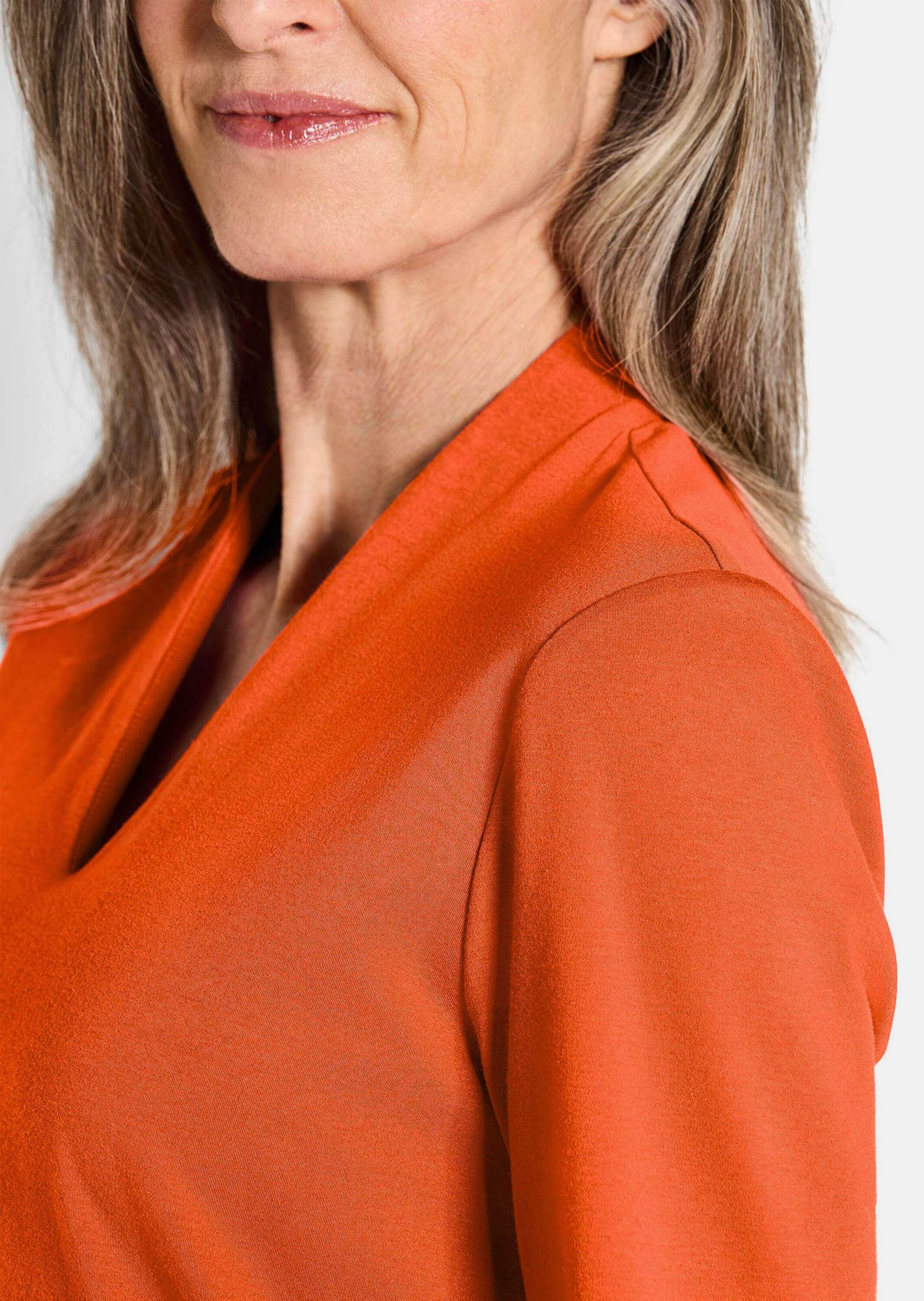 GOLDNER Kurzarmshirt »Kurzgröße Basic-Shirt aus Interlock-Jersey«