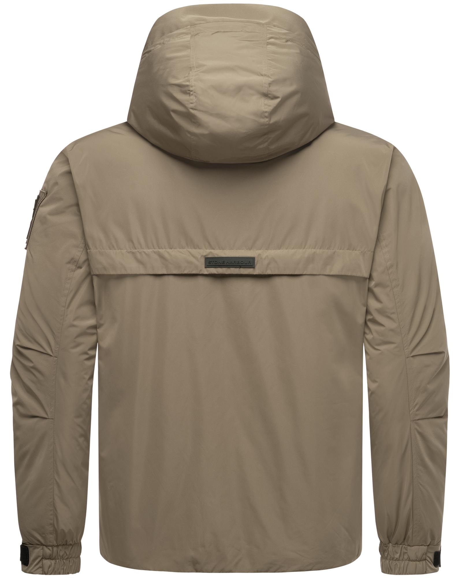 Stone Harbour Winterjacke »Yorchii XX«, mit Kapuze, Herren Outdoorjacke mit Fleece-Innenfutter