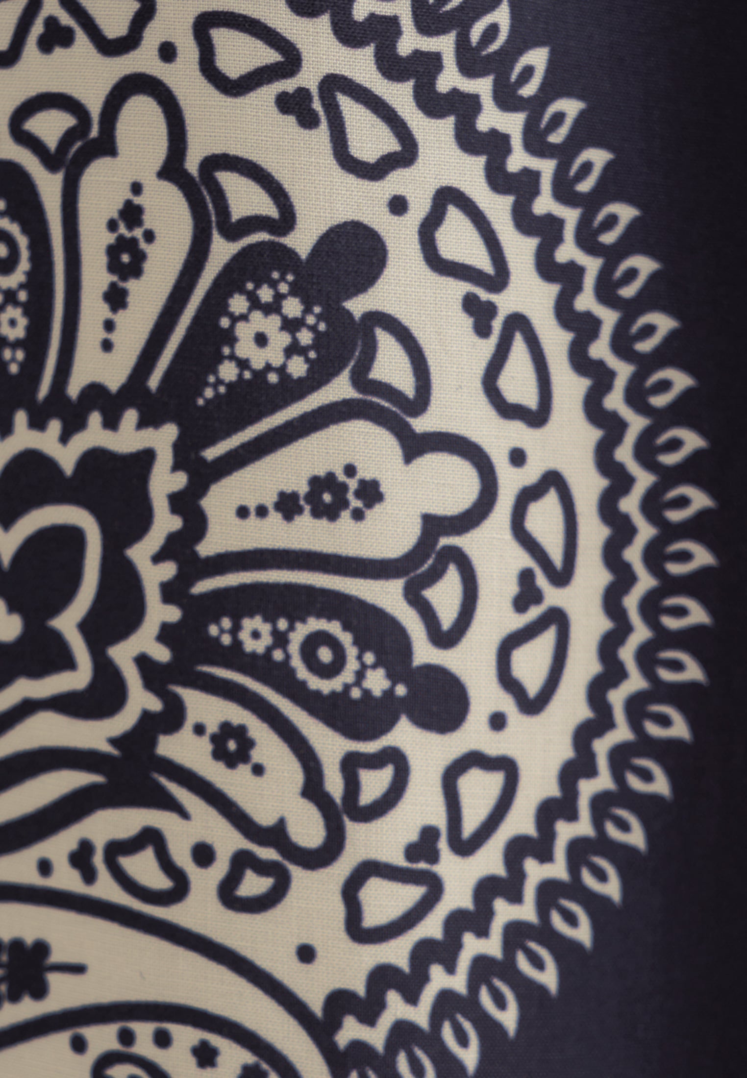 seidensticker Sommerkleid »Schwarze Rose«, Langarm Kragen Tuchprint
