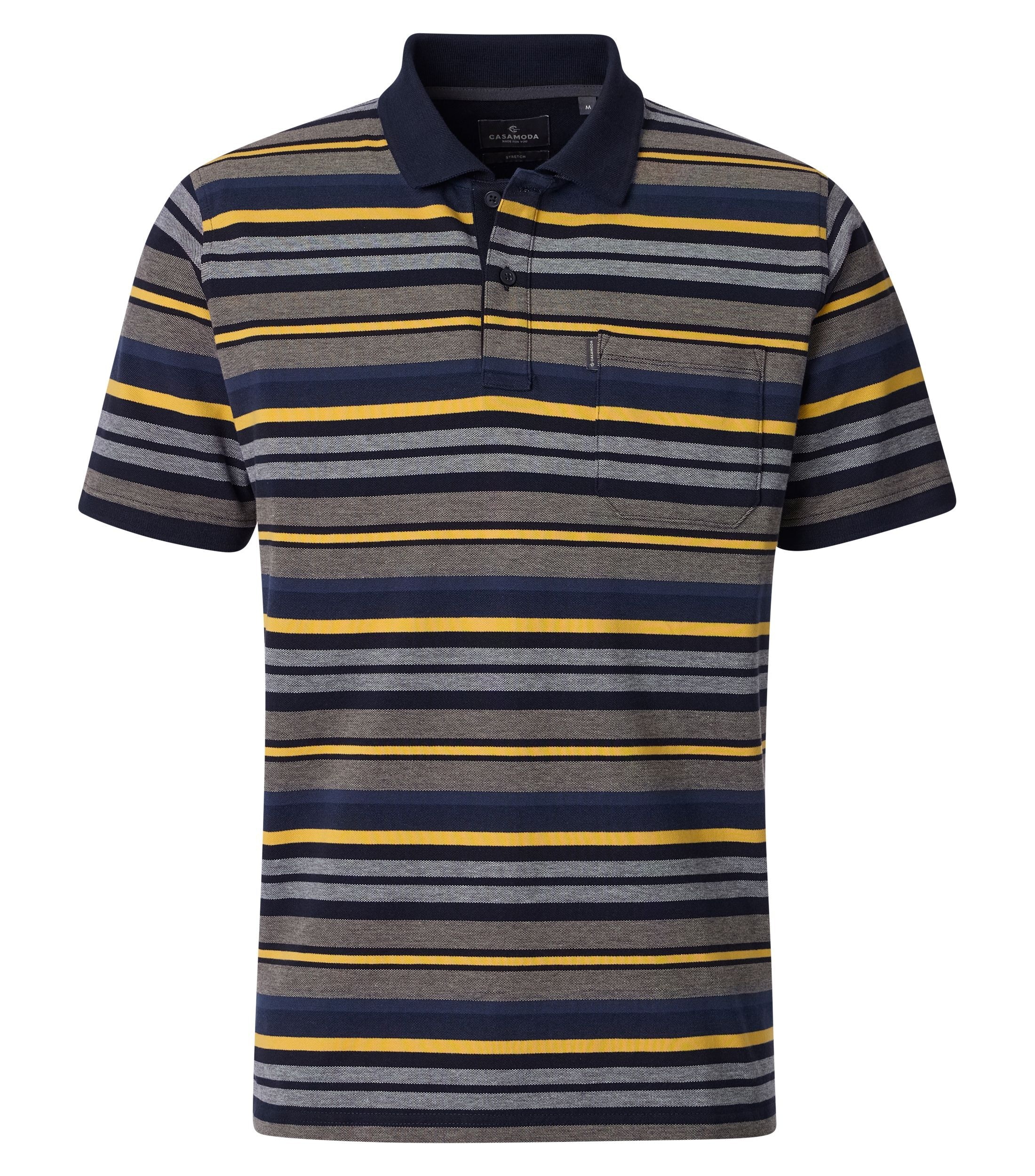 CASAMODA Poloshirt »CASAMODA Polo-Shirt gestreift«