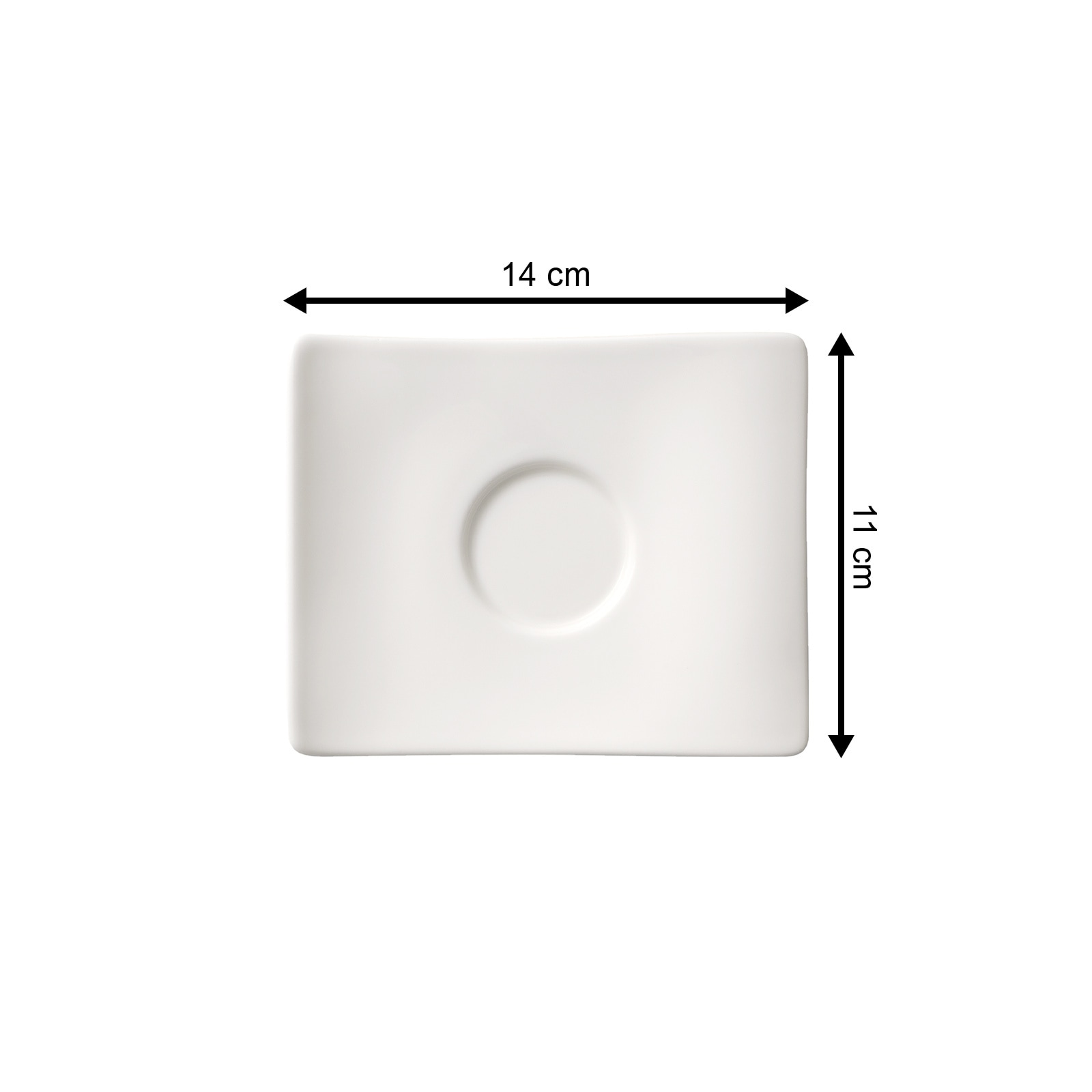 Villeroy & Boch Untertasse »Mokka- / Espressountertasse NewWave 6er Set weiß«