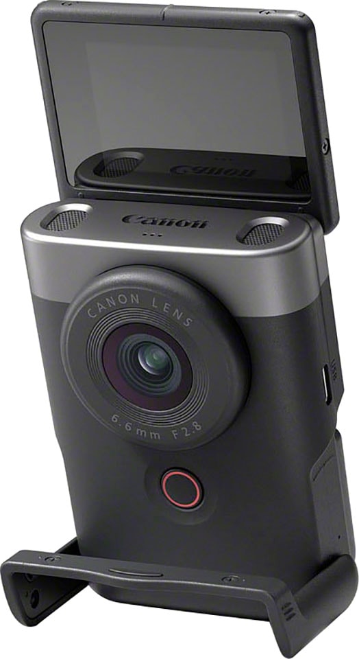 Canon Camcorder »PowerShot V10 Silber Vlogging-Kit«, 4K Ultra HD, Bluetooth-WLAN (Wi-Fi)