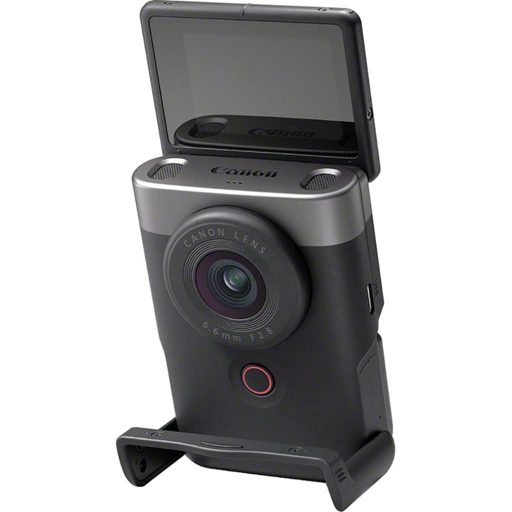 Canon Camcorder »PowerShot V10 Silber Vlogging-Kit«, 4K Ultra HD, Bluetooth-WLAN (Wi-Fi)