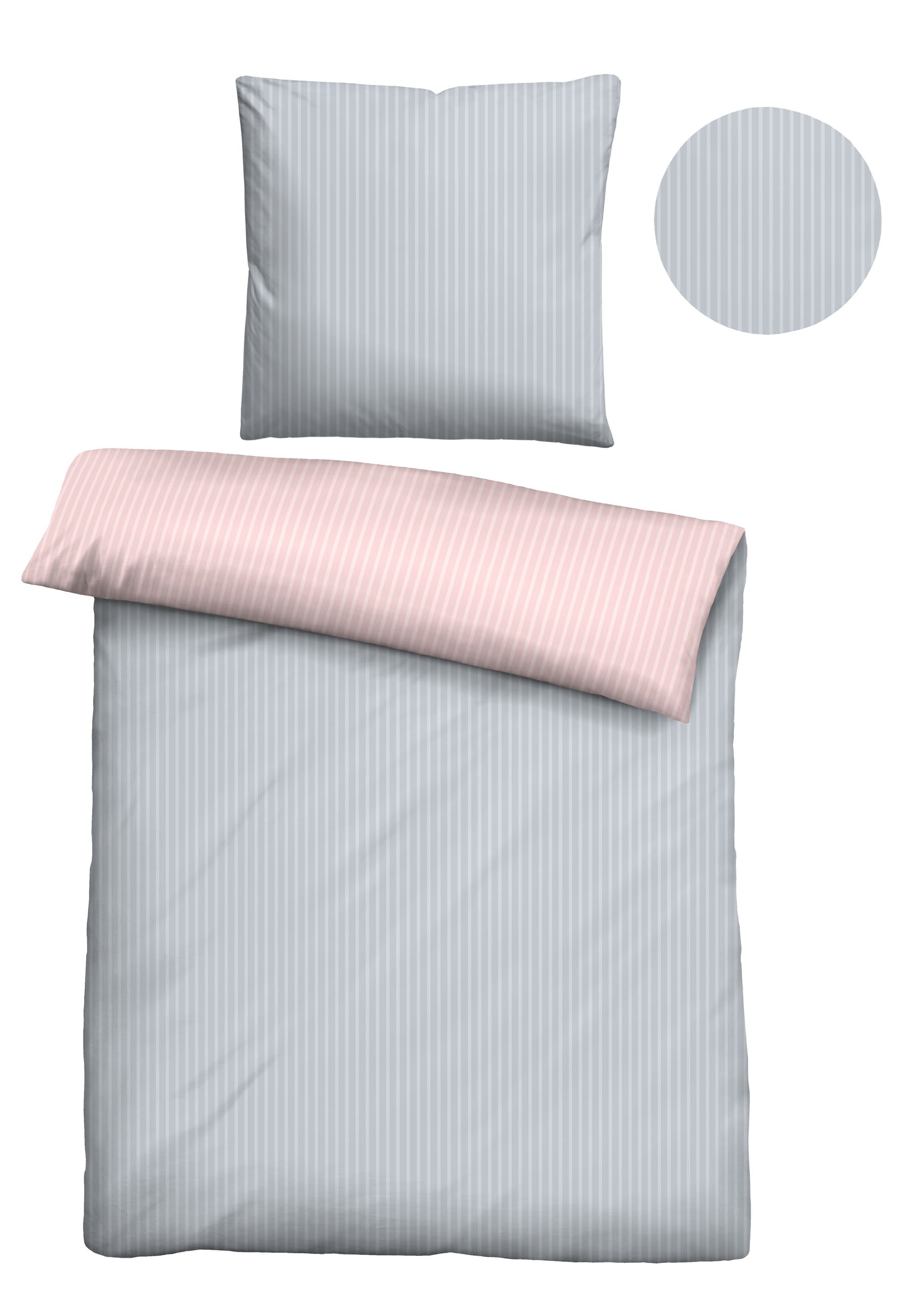 Castell - Markenbettwäsche Wendebettwäsche "0040774" 2 Stk. tlg. hautsympat günstig online kaufen