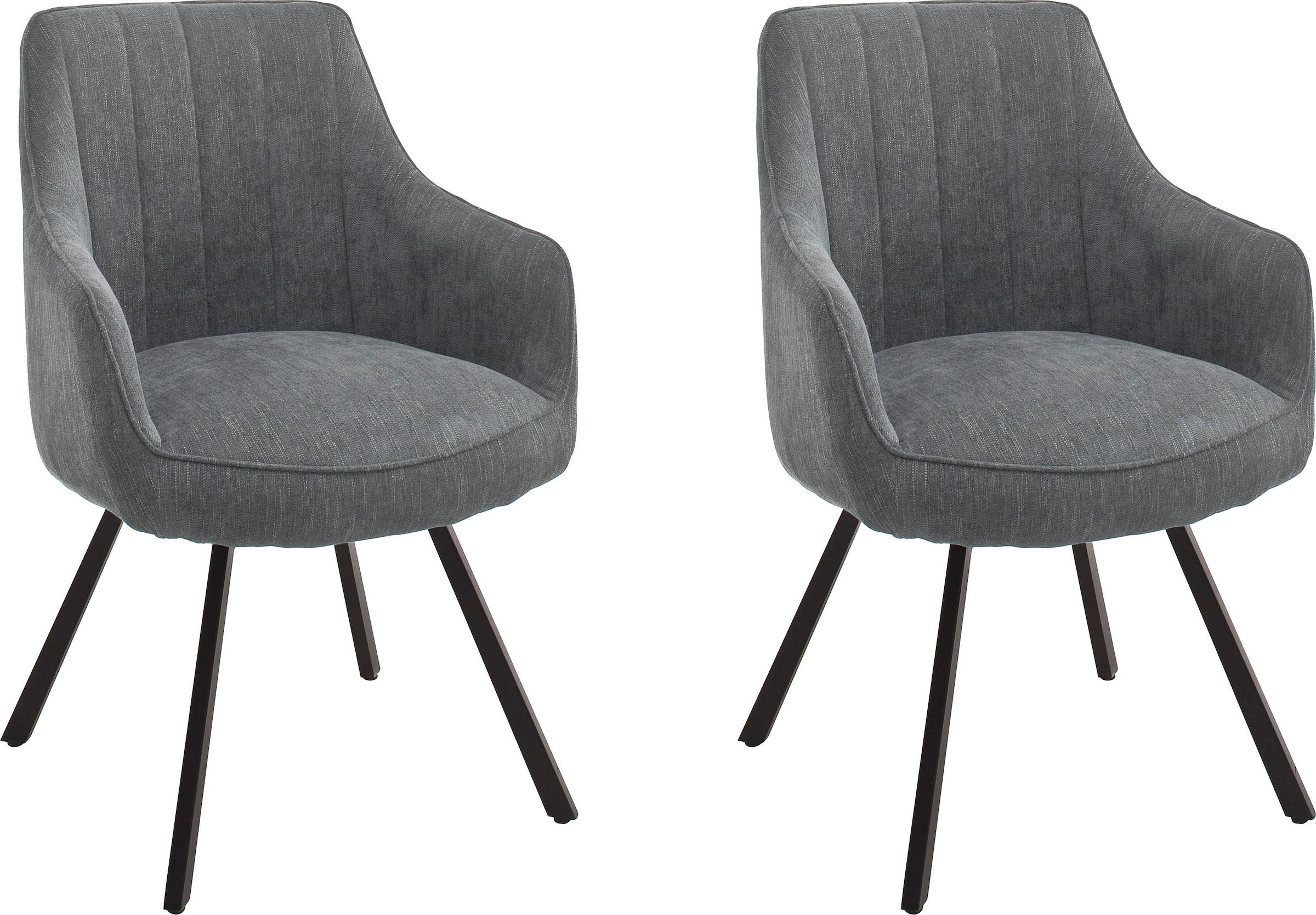 MCA furniture Esszimmerstuhl "Sassello" (Set) 2 Stk. Stuhl 180drehbar mit N günstig online kaufen