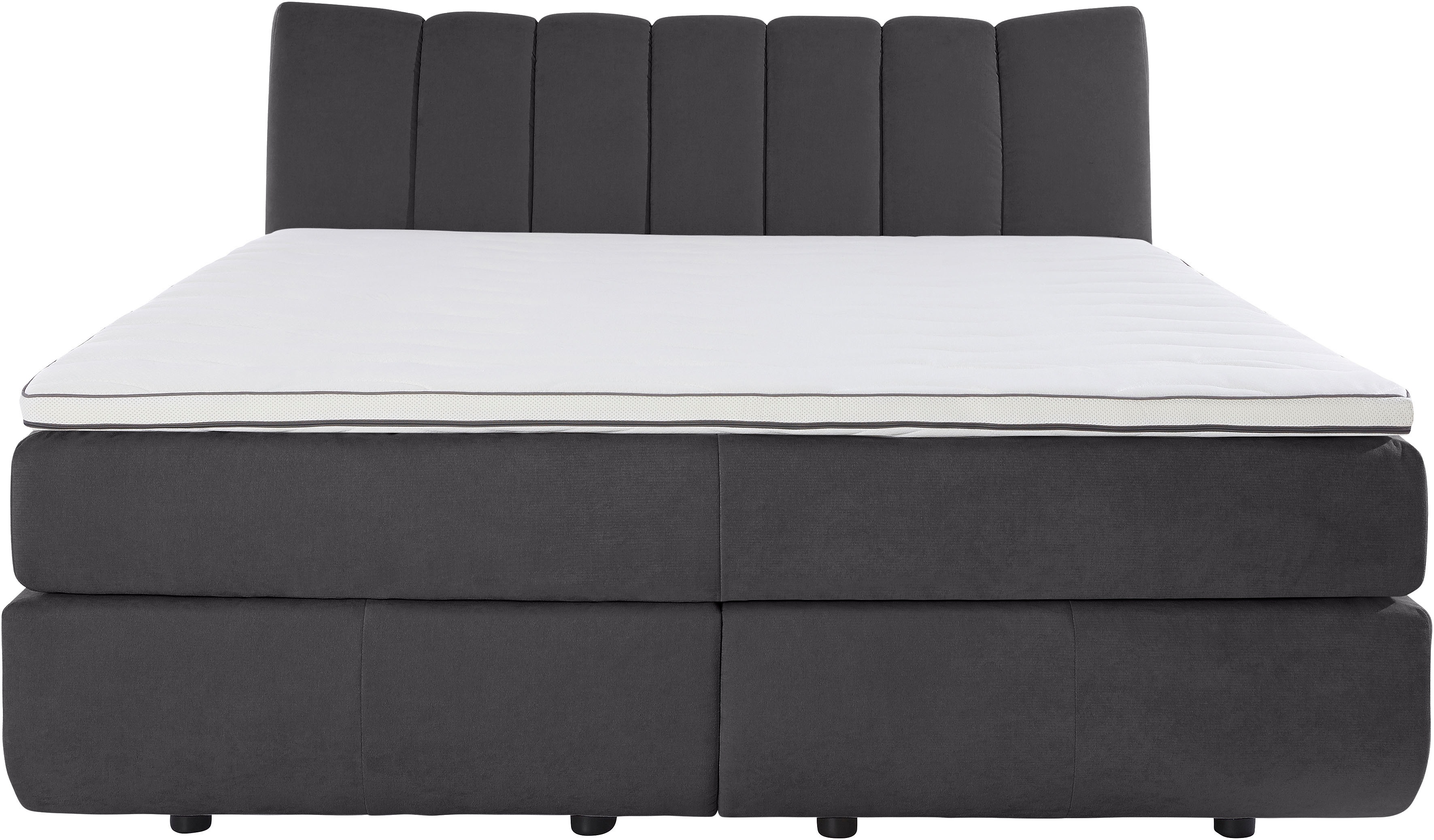 Thumbnail - Leonique Boxspringbett "Océane" Bodenfrei- wirkt freischwebend, verschiedene Härtegrade (auch H4)